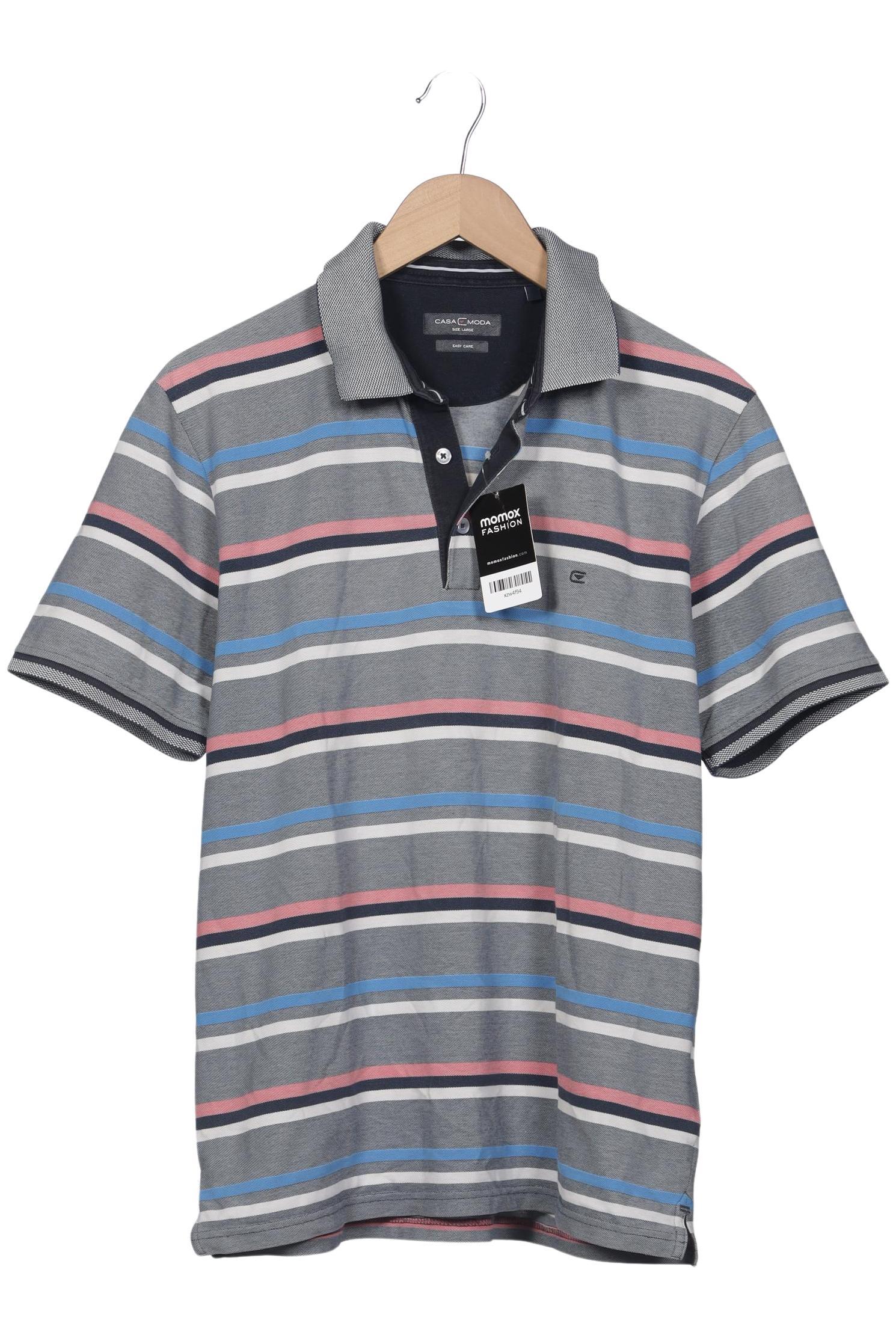 

Casa Moda Herren Poloshirt, grau, Gr. 48