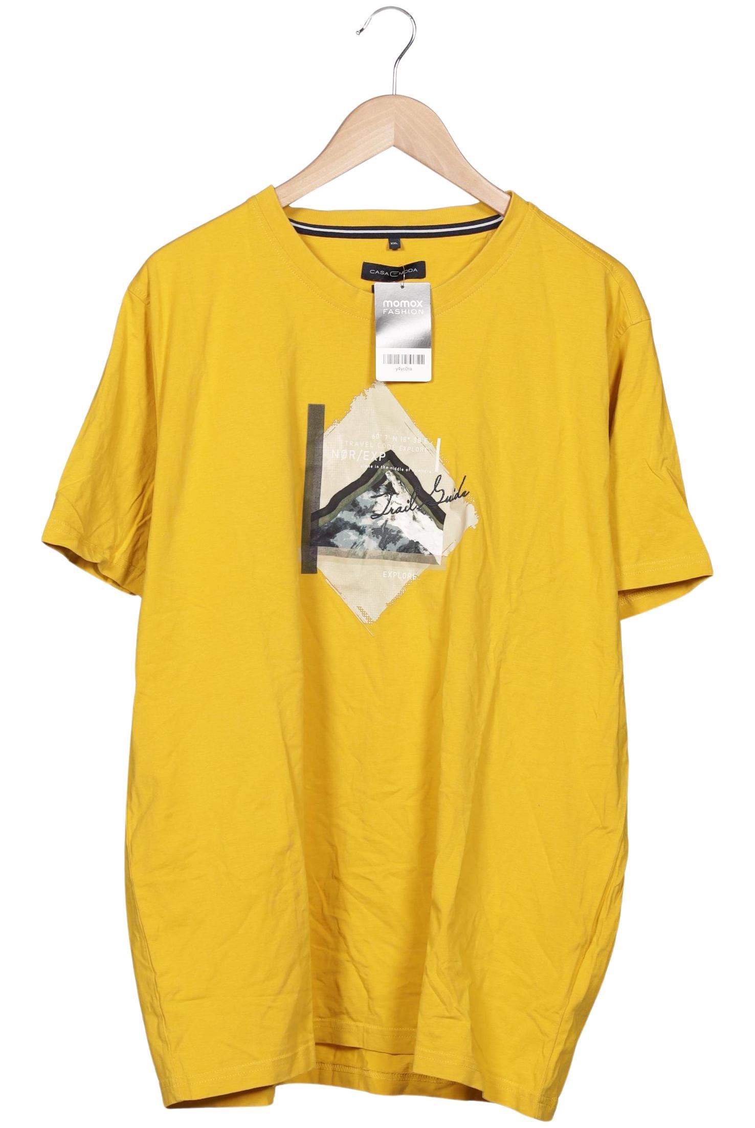 

Casa Moda Herren T-Shirt, gelb, Gr. 56