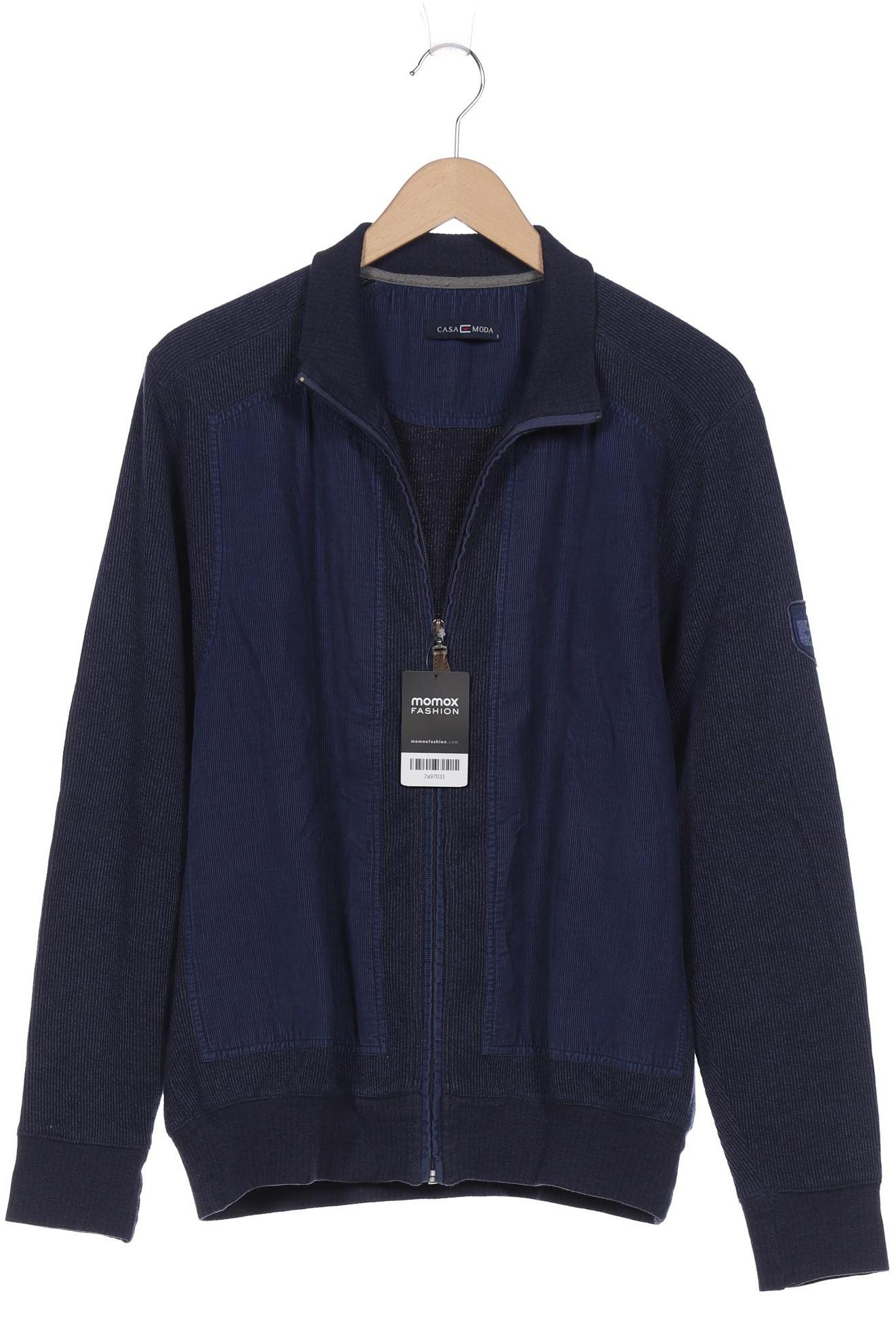 

Casa Moda Herren Strickjacke, blau, Gr. 46
