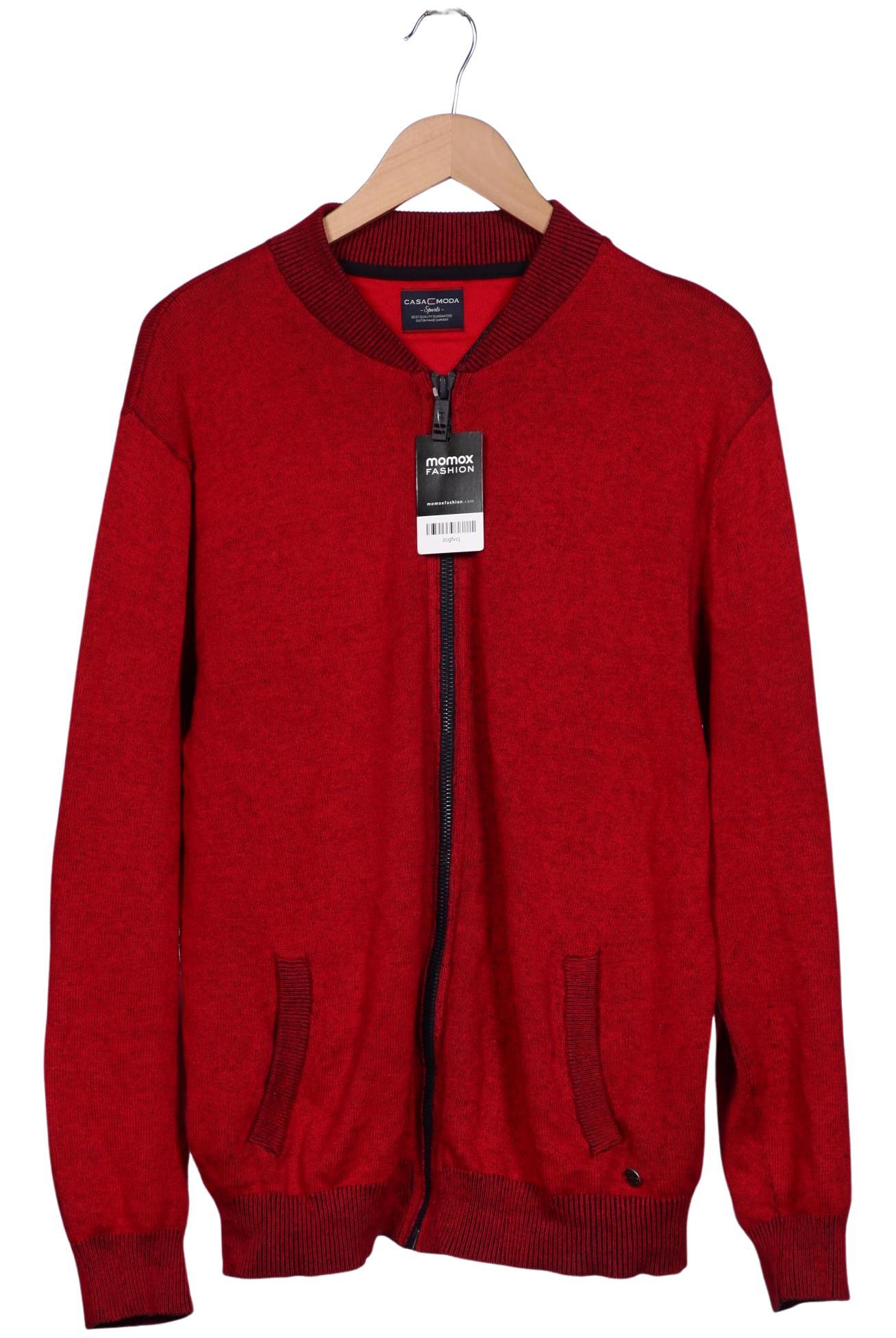 

Casa Moda Herren Strickjacke, rot, Gr. 52
