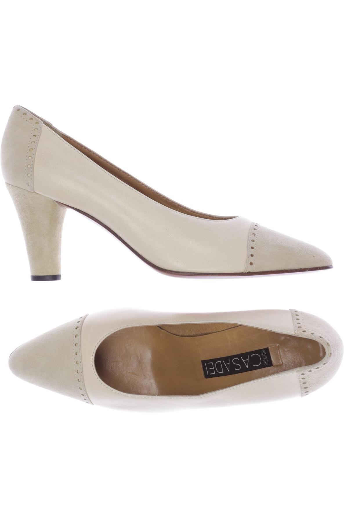 

Casadei Damen Pumps, cremeweiß, Gr. 7.5