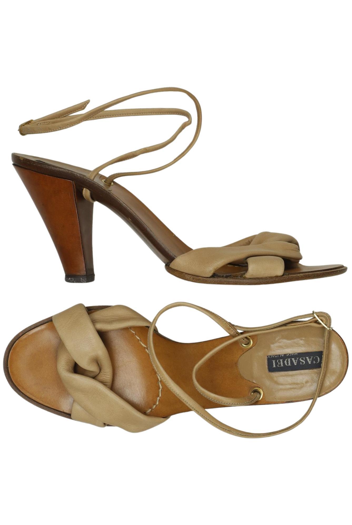 

Casadei Damen Sandale, beige, Gr. 39