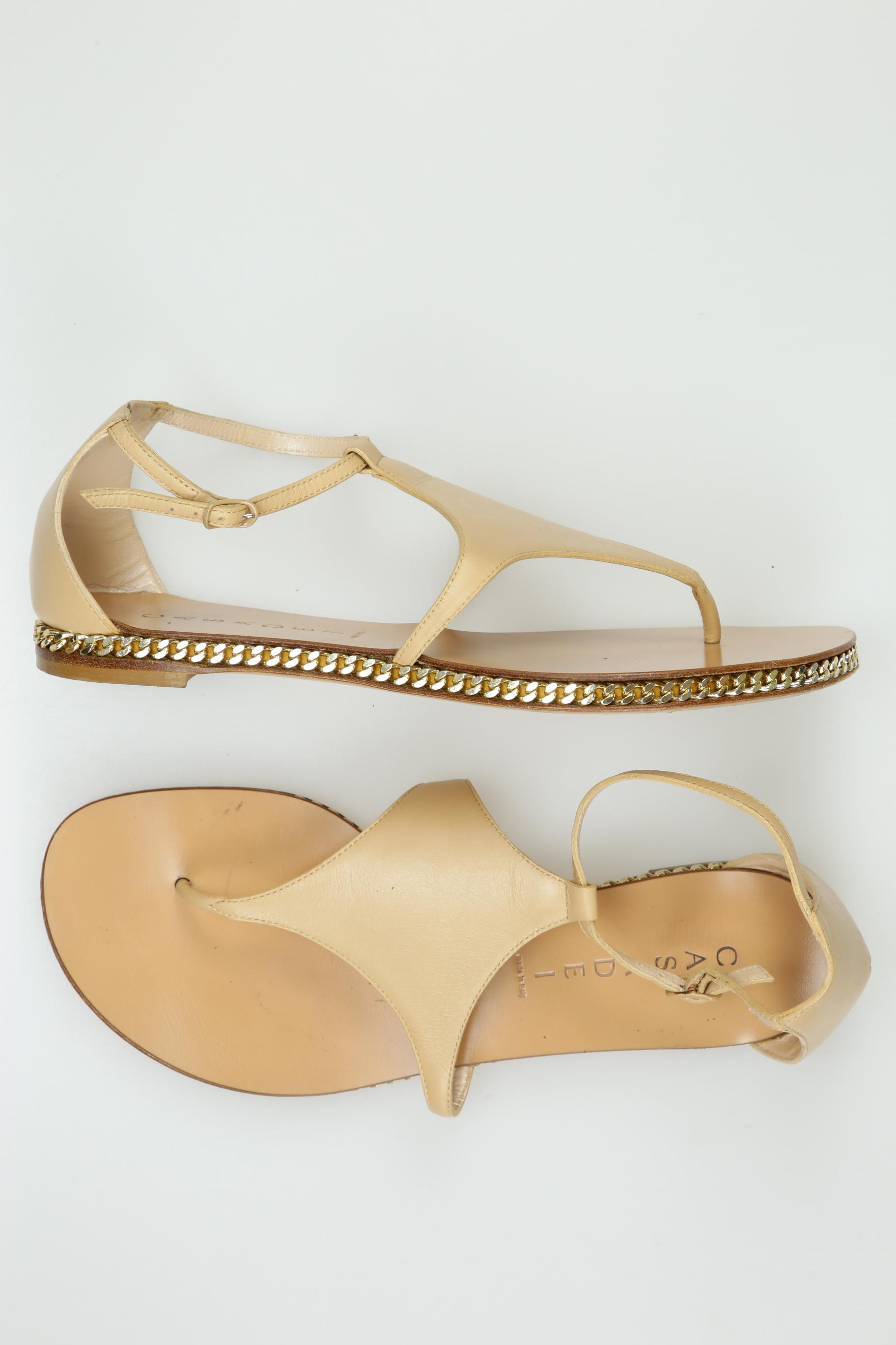 

Casadei Damen Sandale, beige, Gr. 7.5