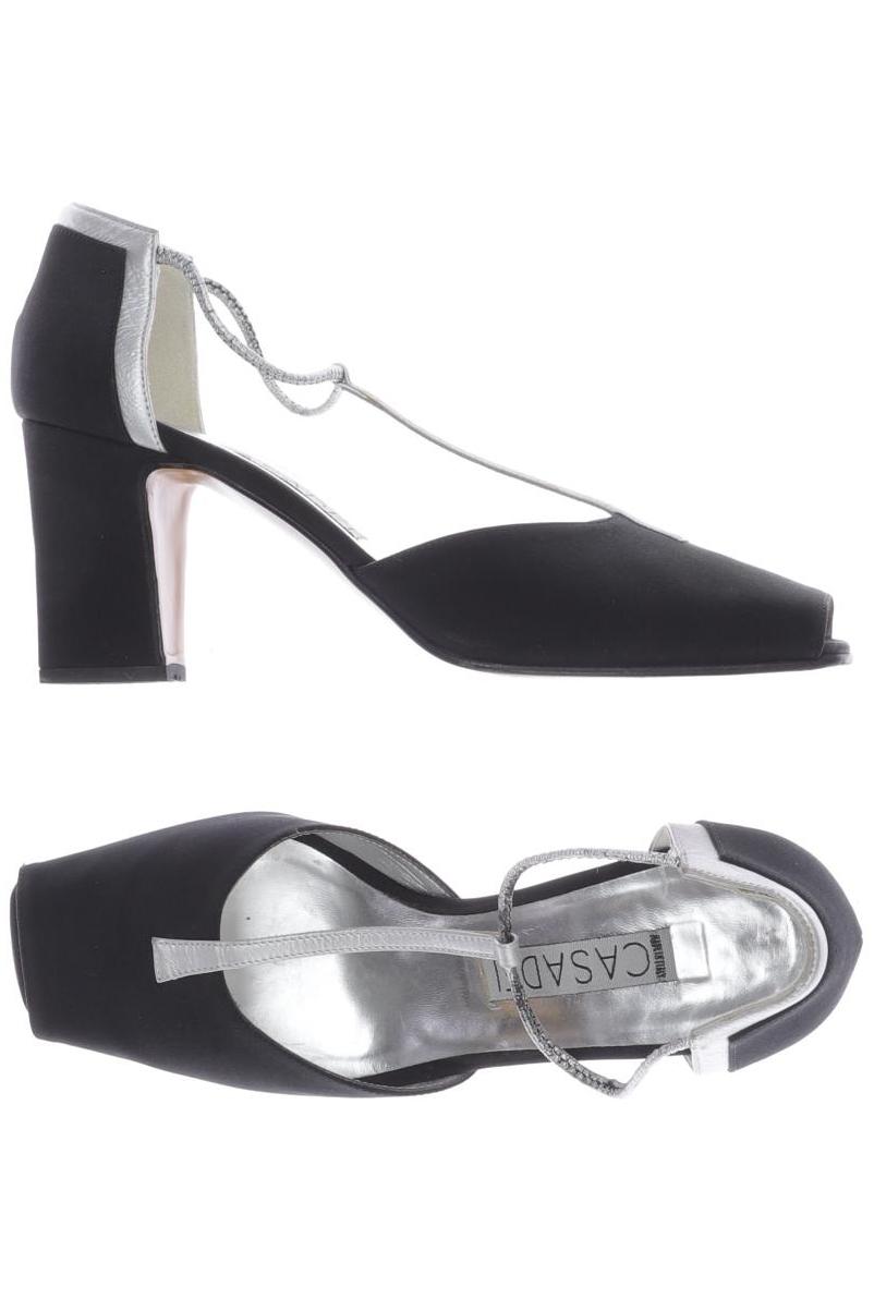 

Casadei Damen Sandale, schwarz, Gr. 6