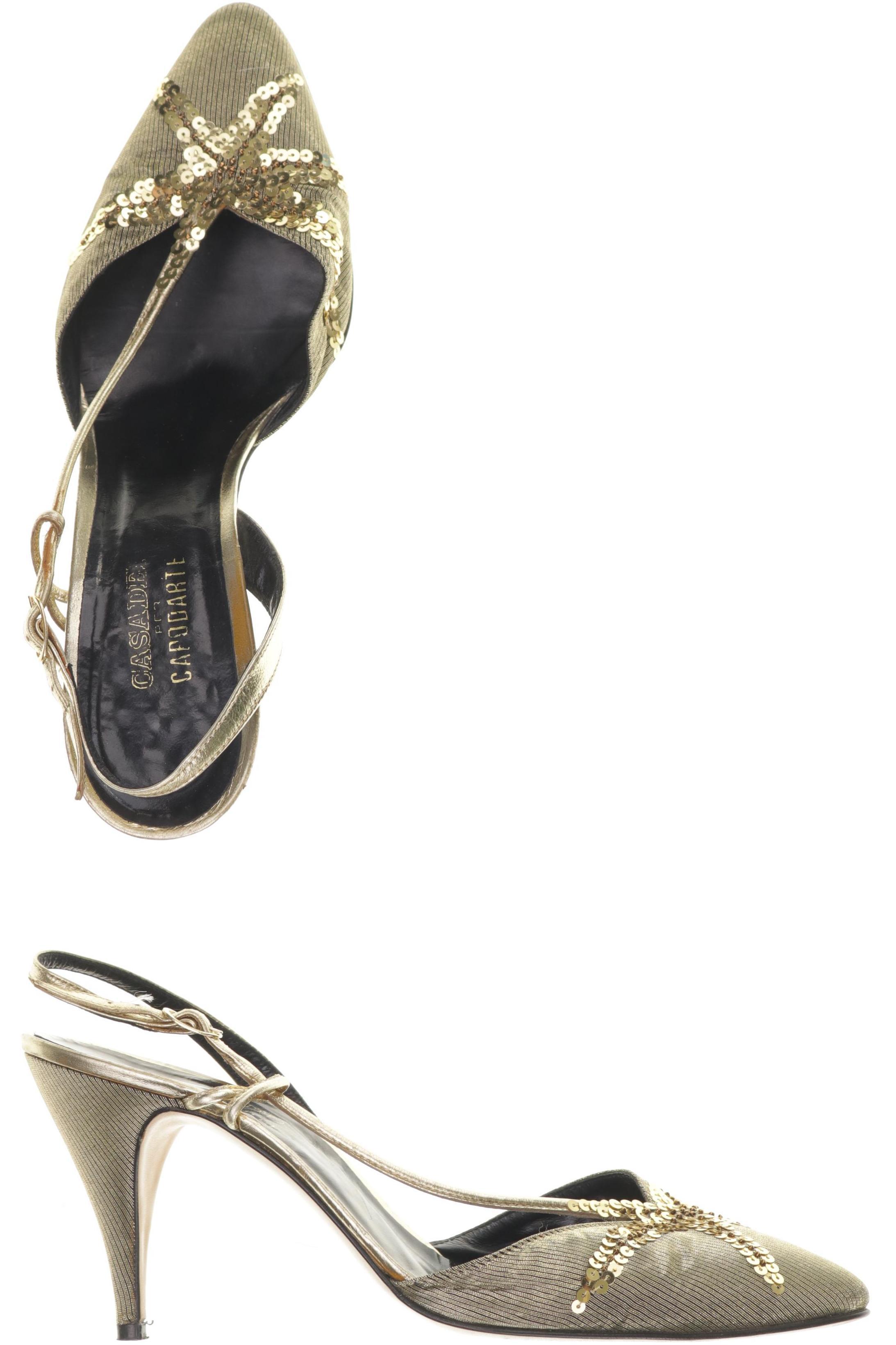 

Casadei Damen Sandale, gelb, Gr. 39