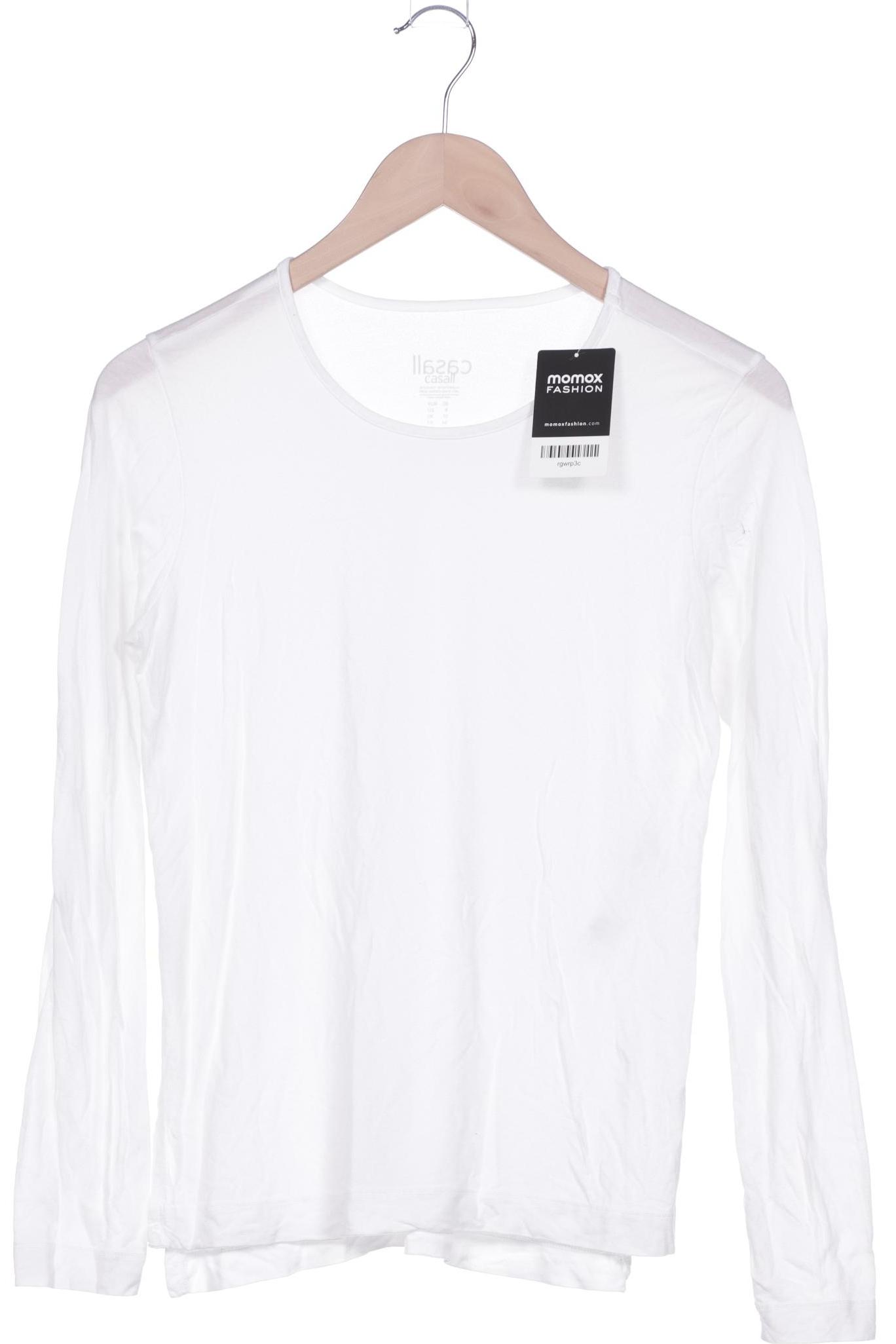 

casall Damen Langarmshirt, weiß, Gr. 38