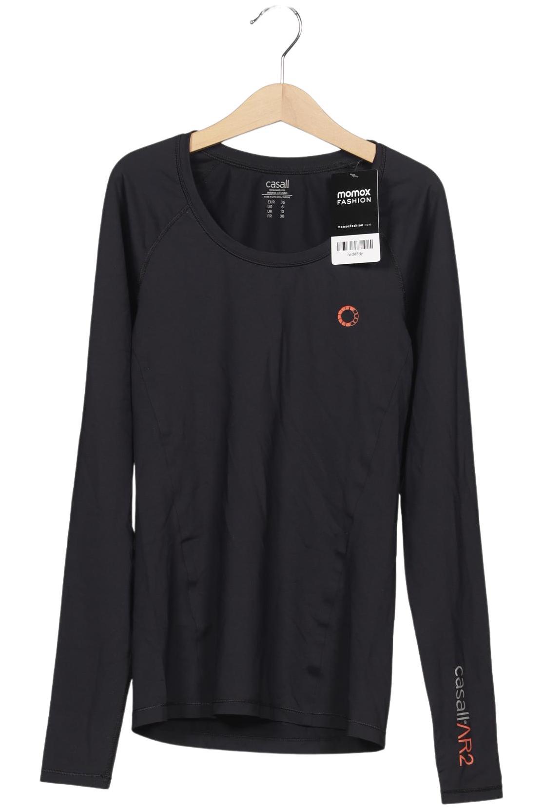 

casall Damen Langarmshirt, schwarz, Gr. 36