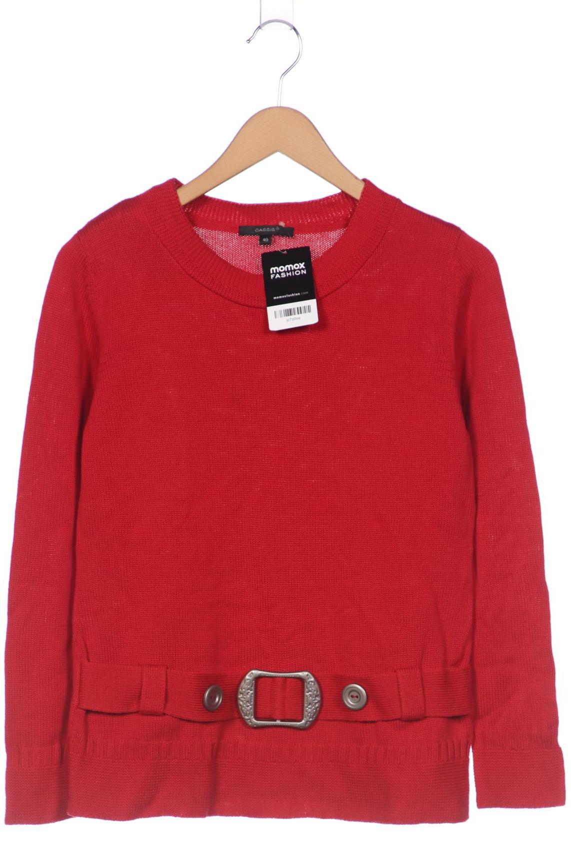 

cassis Damen Pullover, rot, Gr. 40