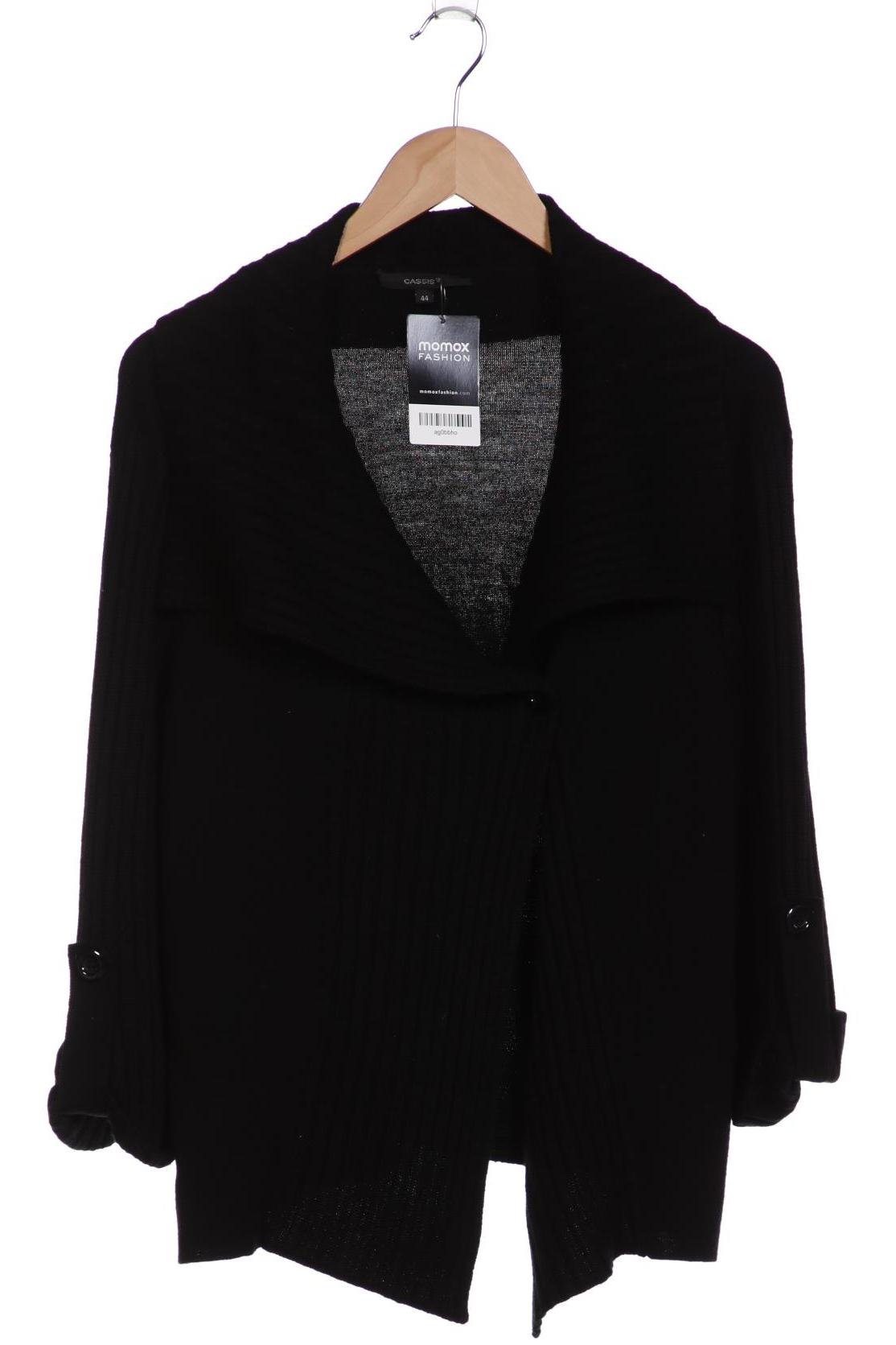 

cassis Damen Strickjacke, schwarz, Gr. 44