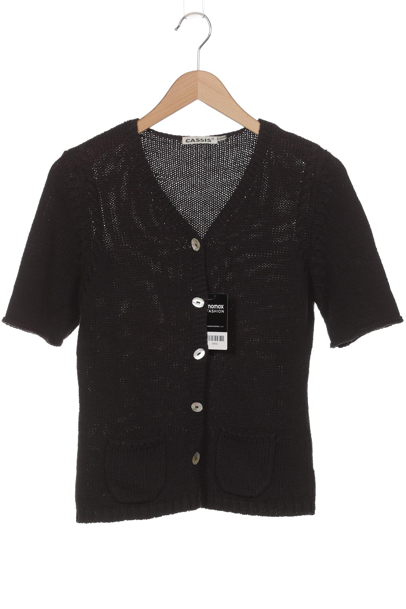 

cassis Damen Strickjacke, schwarz, Gr. 38