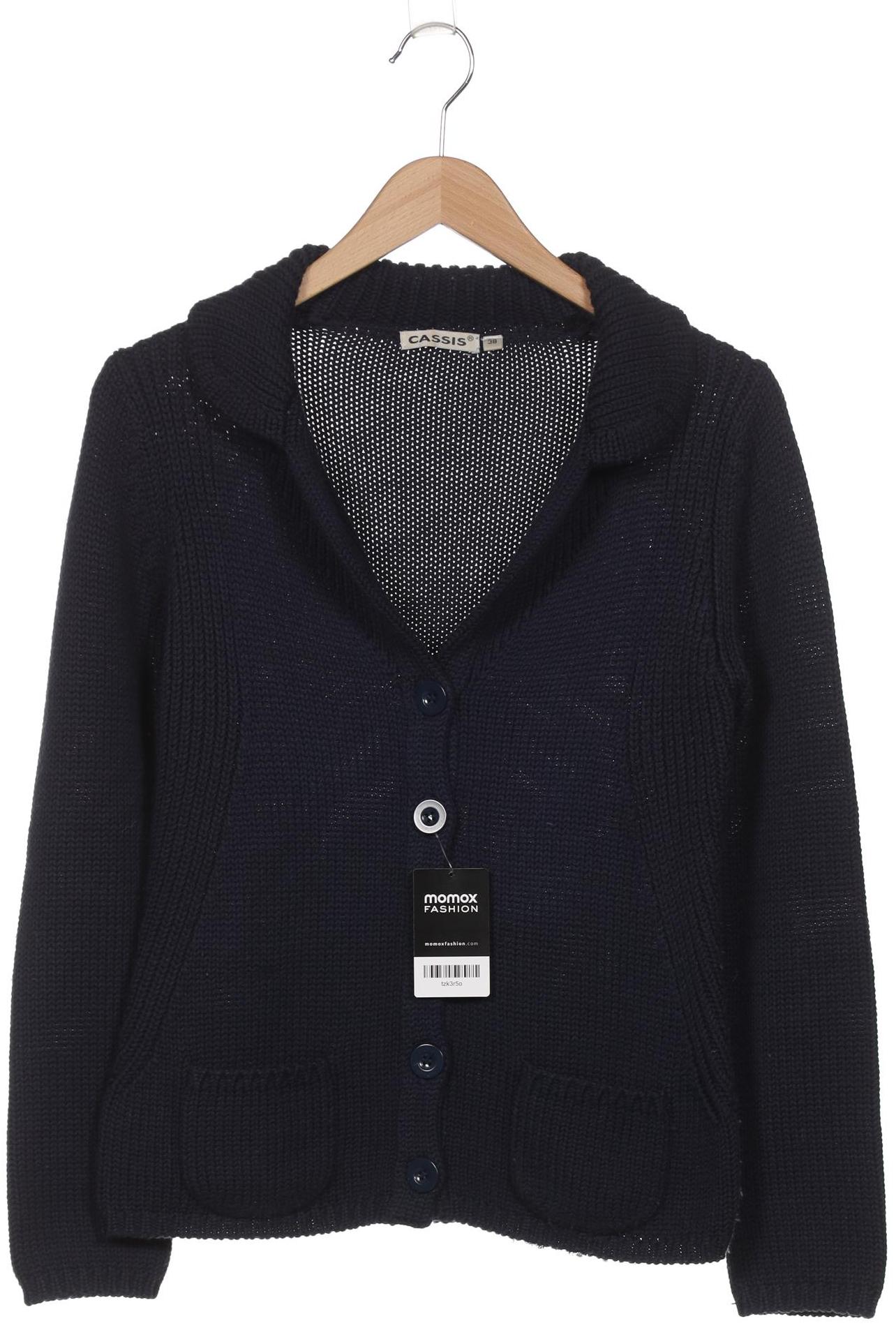 

cassis Damen Strickjacke, marineblau, Gr. 38