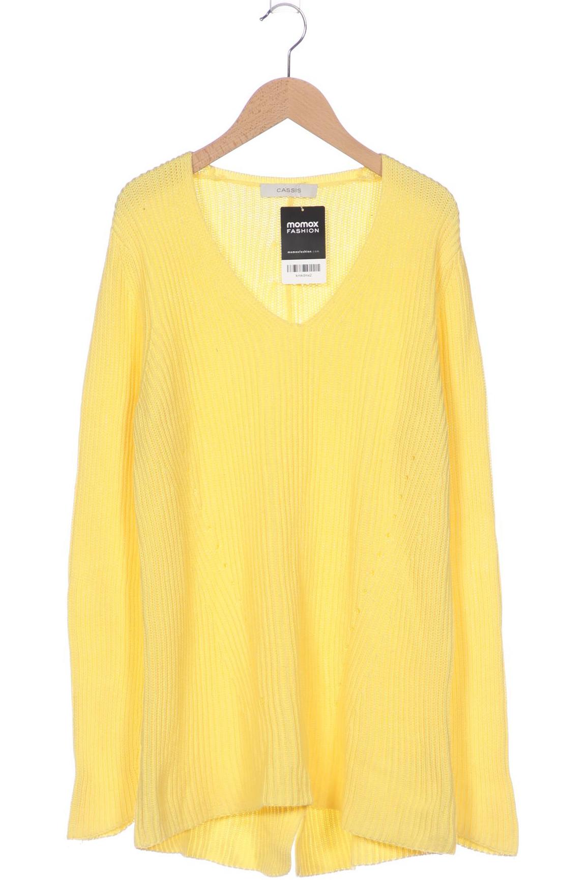 

Cassis & Paprika Damen Pullover, gelb, Gr. 44