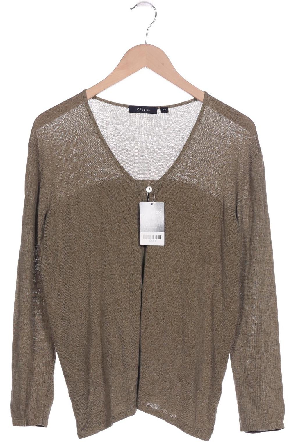 

Cassis & Paprika Damen Strickjacke, hellgrün, Gr. 42
