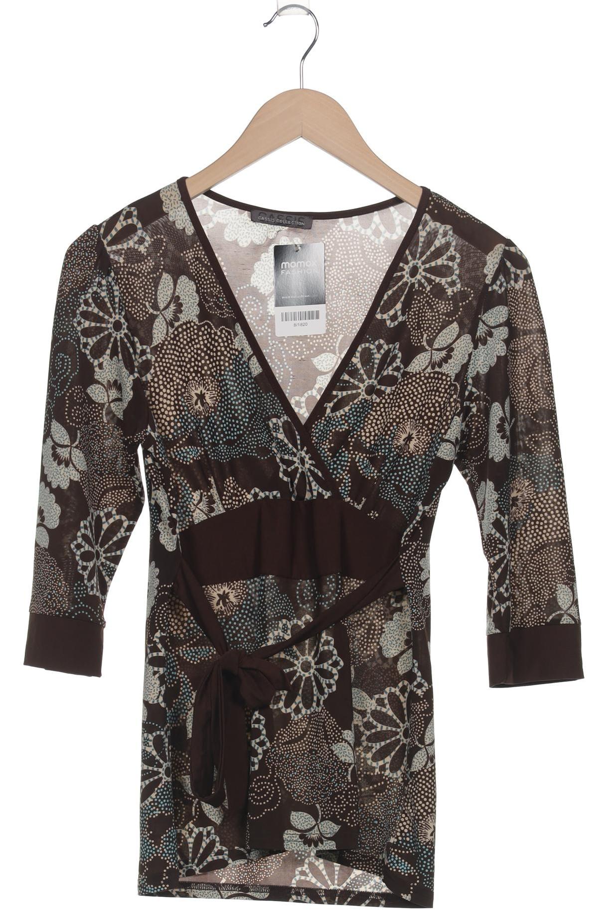 

Cassis & Paprika Damen Langarmshirt, braun, Gr. 34