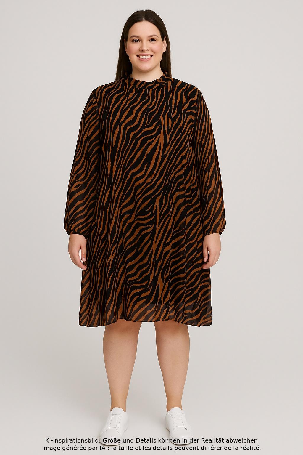 

Cassis & Paprika Damen Kleid, mehrfarbig, Gr. 48