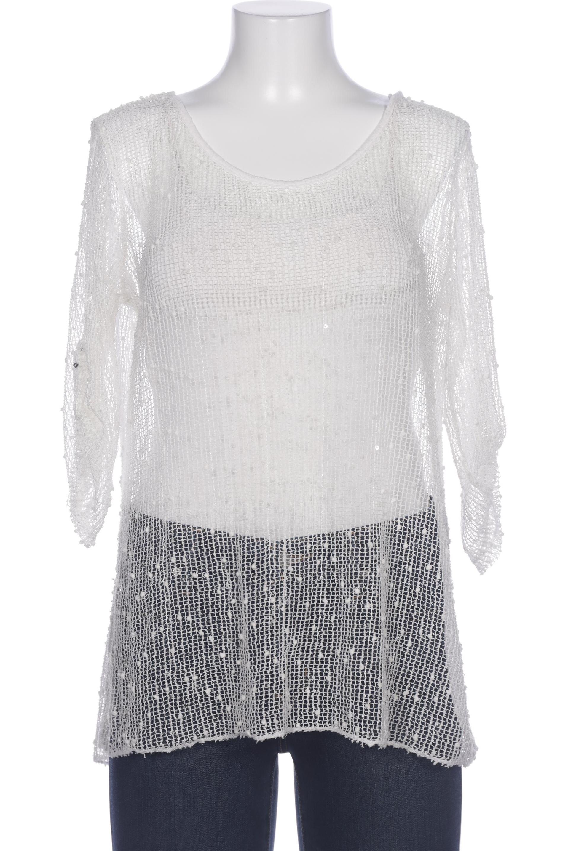 

Cassis & Paprika Damen Langarmshirt, weiß, Gr. 42