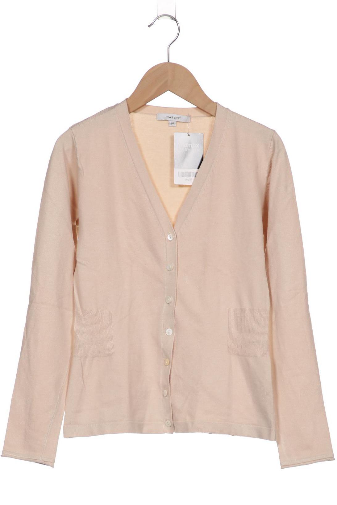 

Cassis & Paprika Damen Strickjacke, beige, Gr. 36