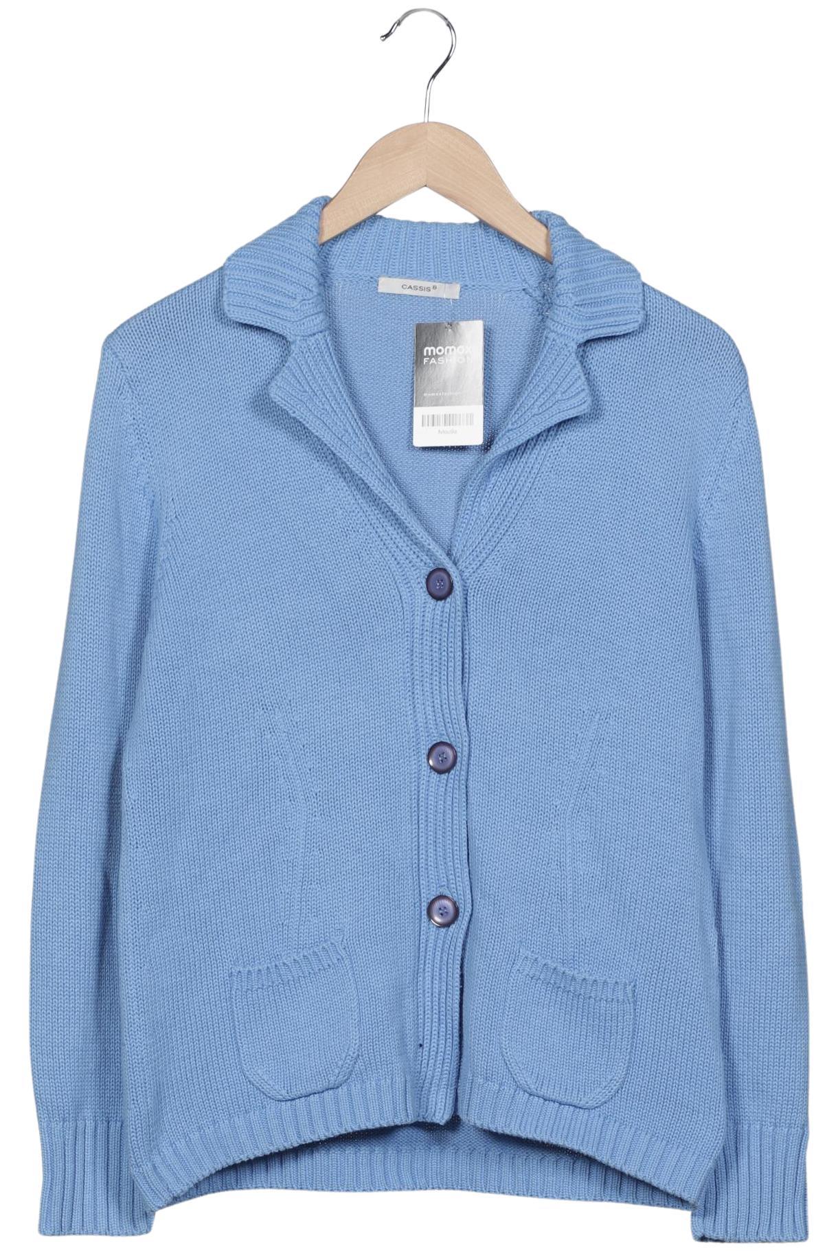 

Cassis & Paprika Damen Strickjacke, hellblau, Gr. 42