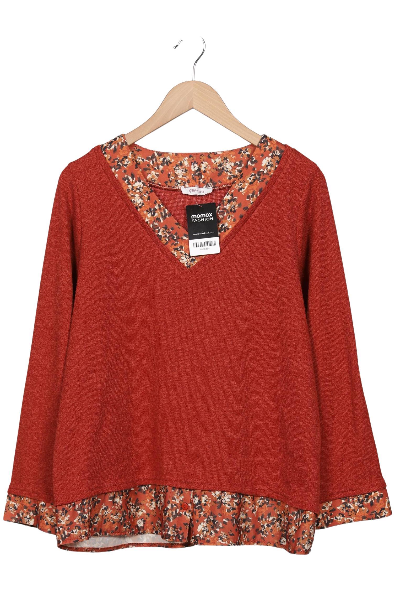 

Cassis & Paprika Damen Pullover, orange, Gr. 46