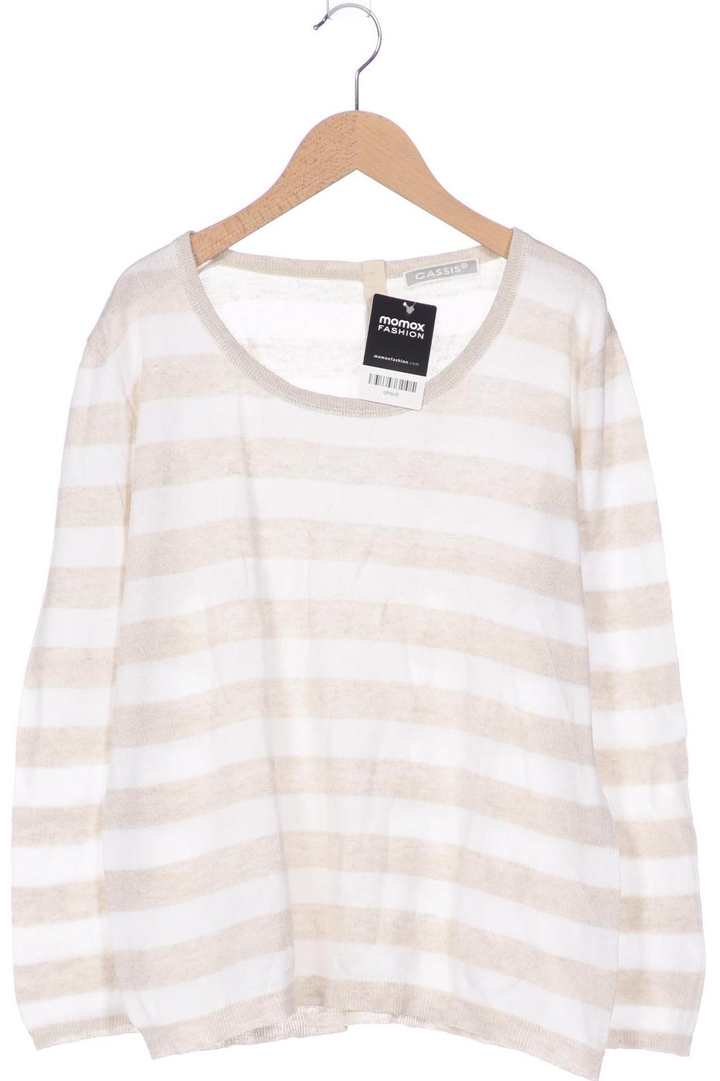 

Cassis & Paprika Damen Pullover, weiß, Gr. 44