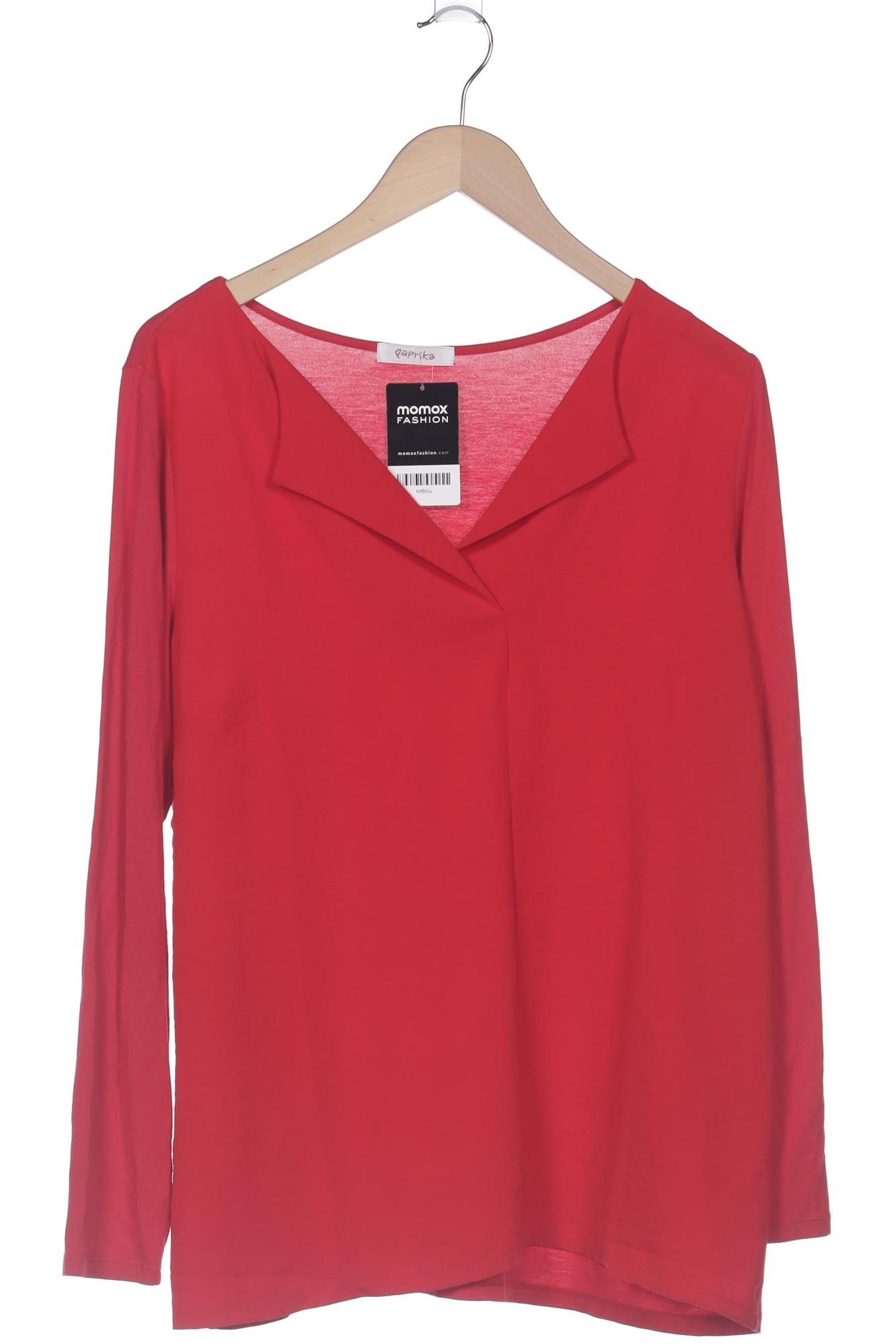 

Cassis & Paprika Damen Langarmshirt, rot, Gr. 48
