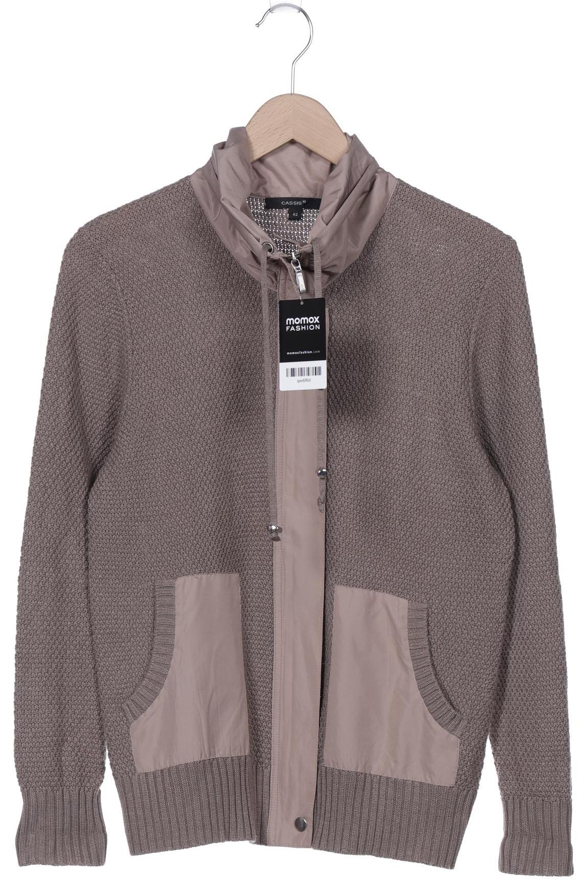 

Cassis & Paprika Damen Strickjacke, braun, Gr. 42