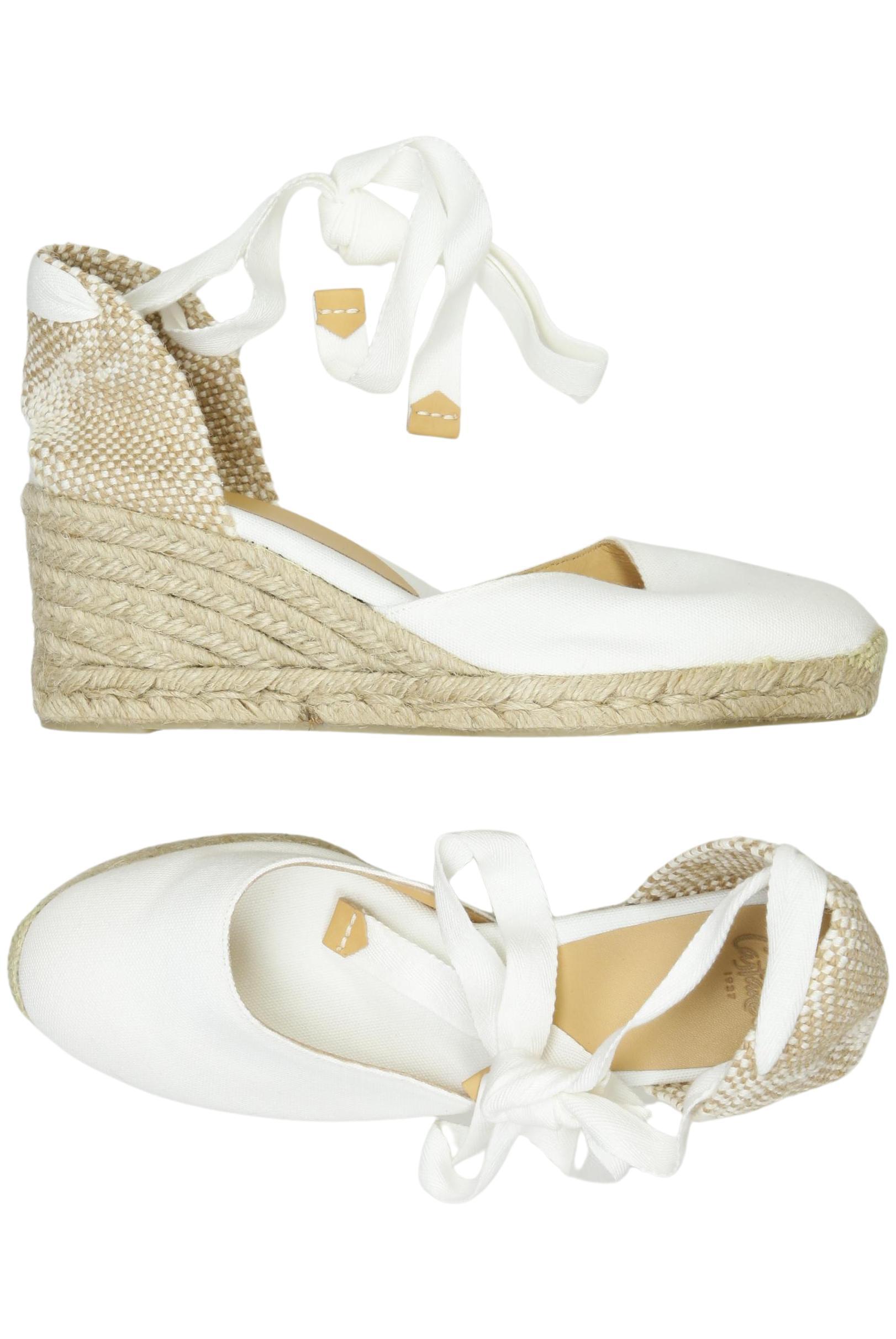 

Castañer Damen Pumps, weiß, Gr. 38