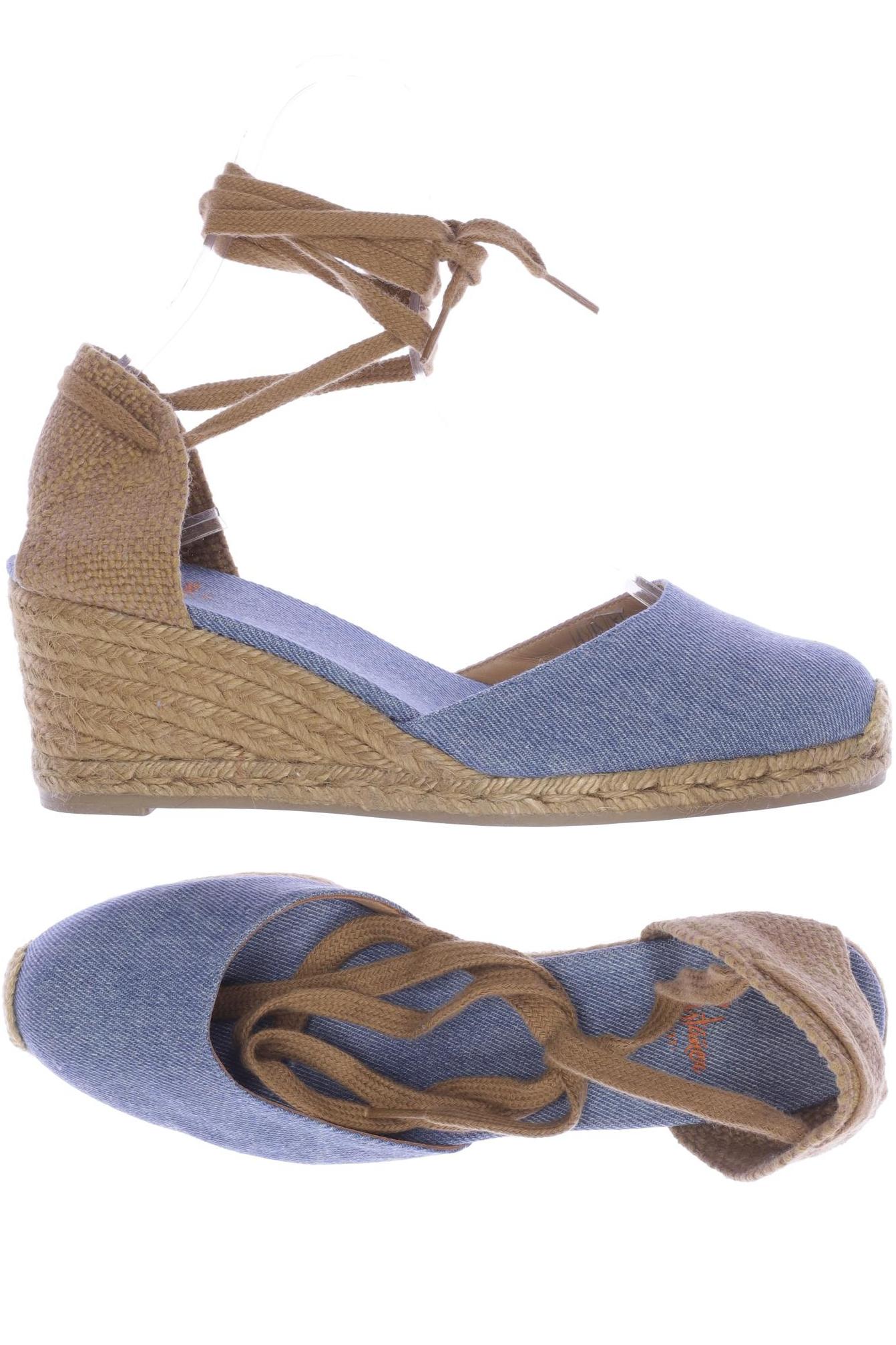 

Castañer Damen Sandale, blau, Gr. 40