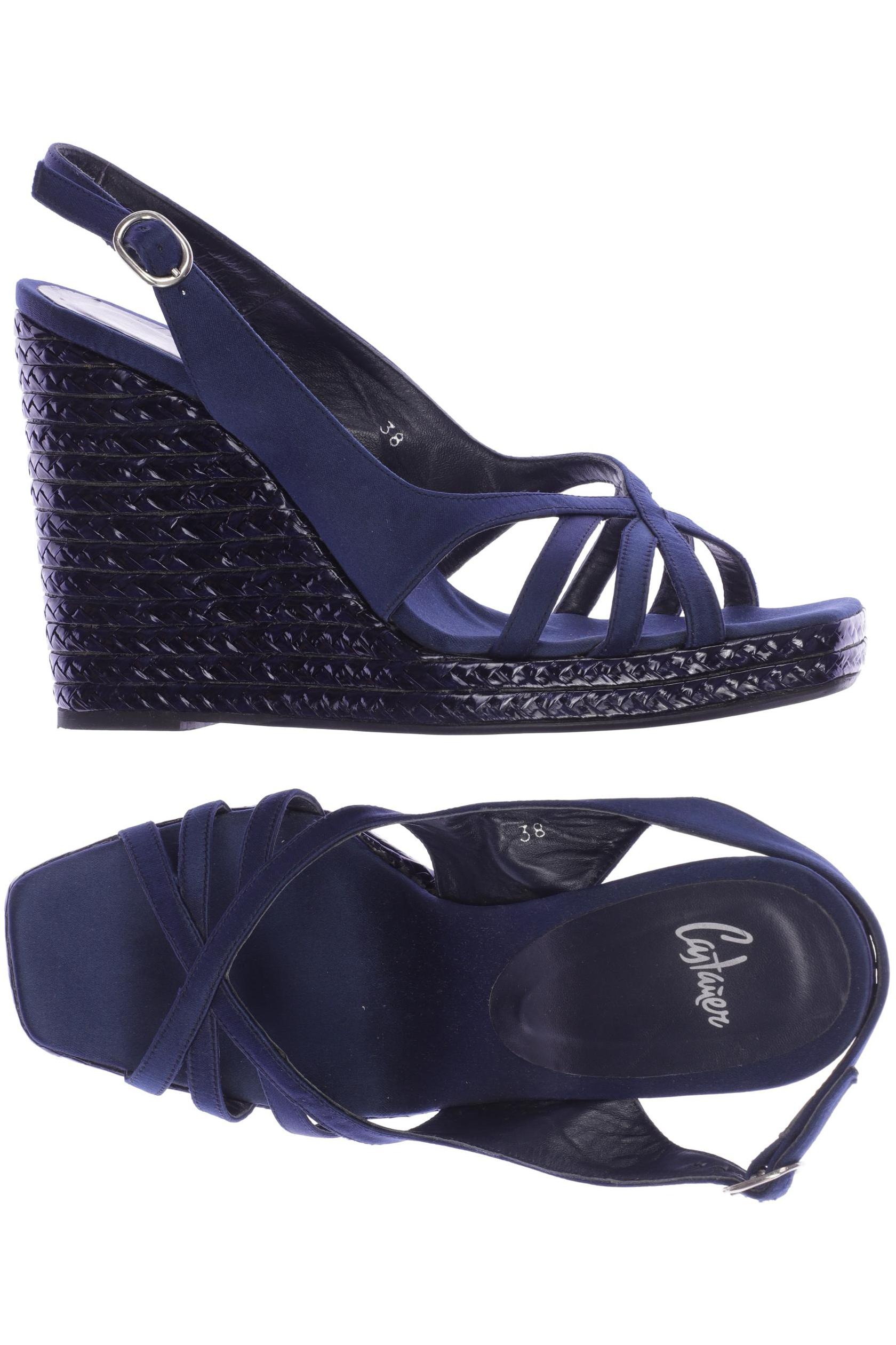 

Castañer Damen Sandale, marineblau, Gr. 38