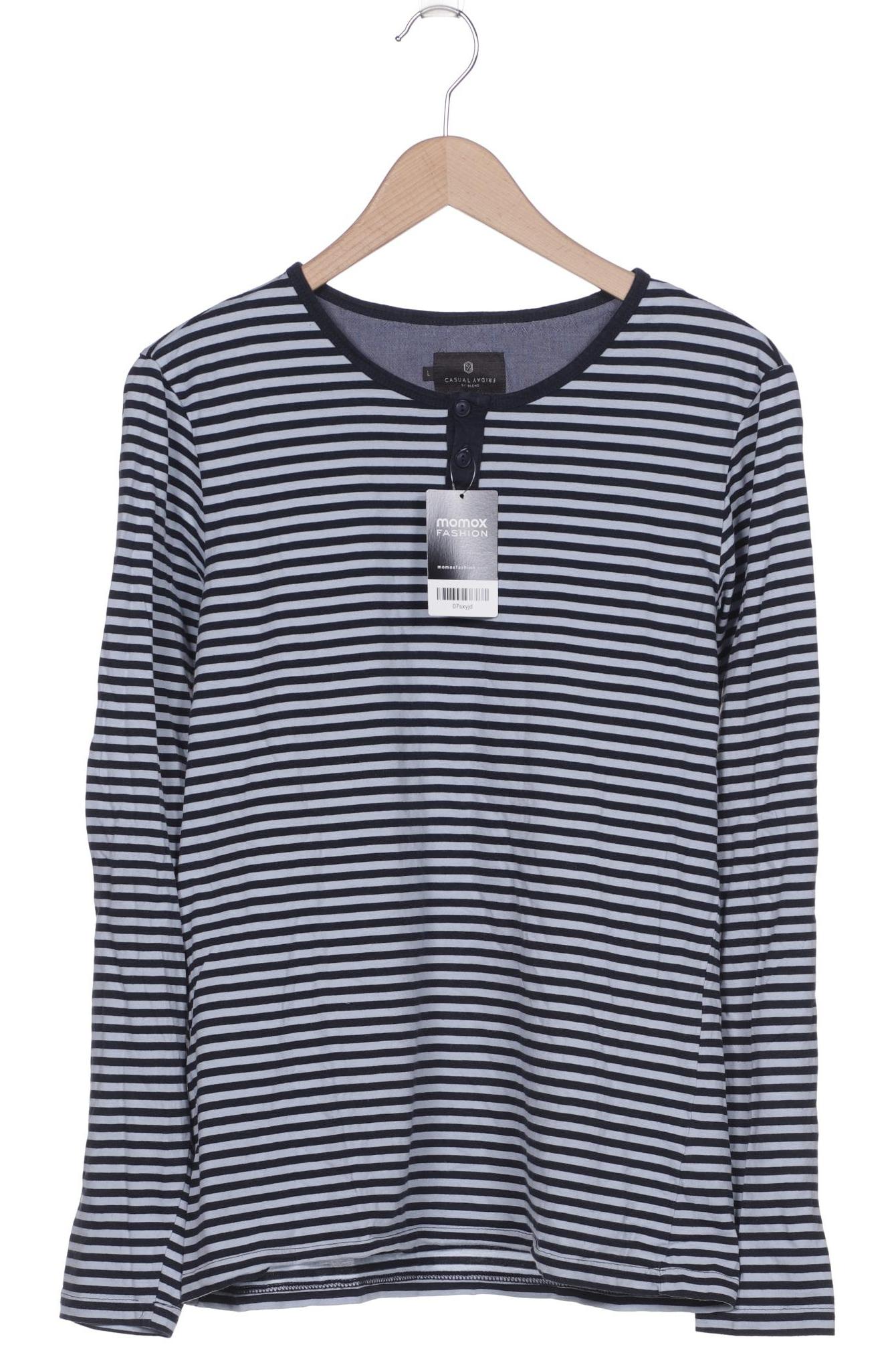 

Casual Friday Herren Langarmshirt, marineblau