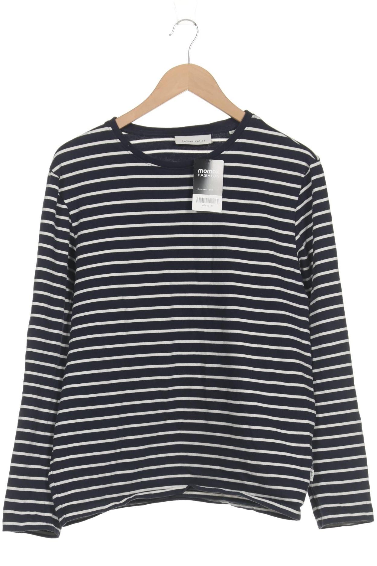 

Casual Friday Herren Langarmshirt, marineblau, Gr. 52