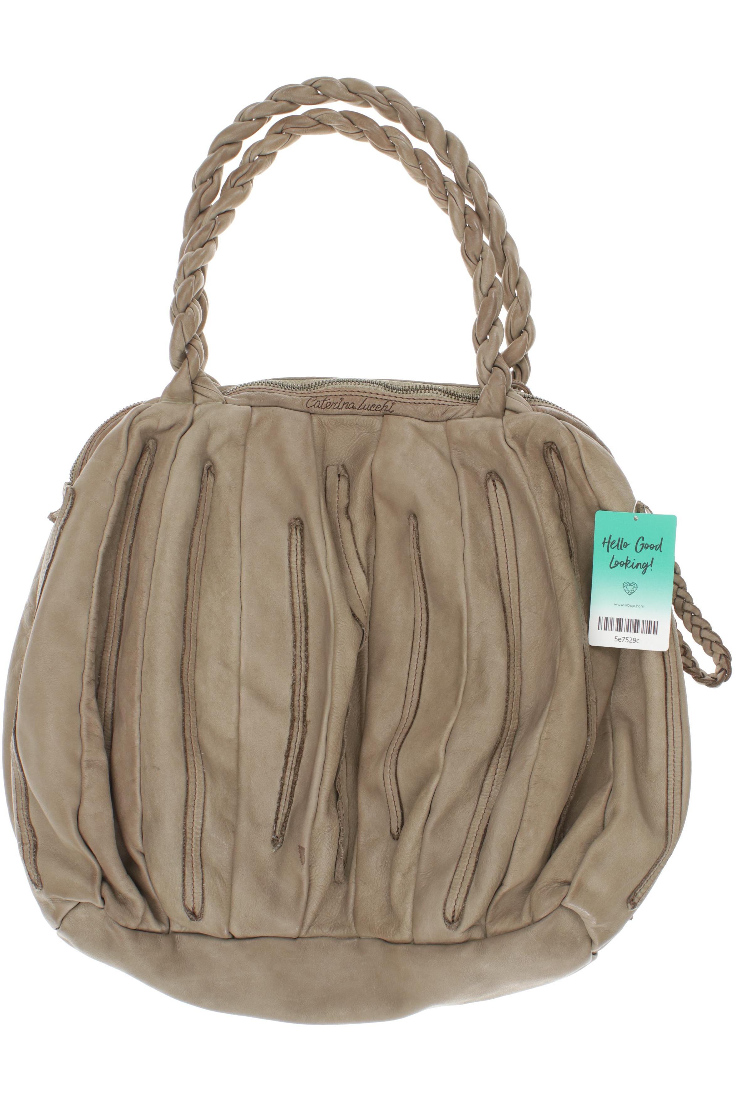 

Caterina Lucchi Damen Handtasche, beige, Gr.