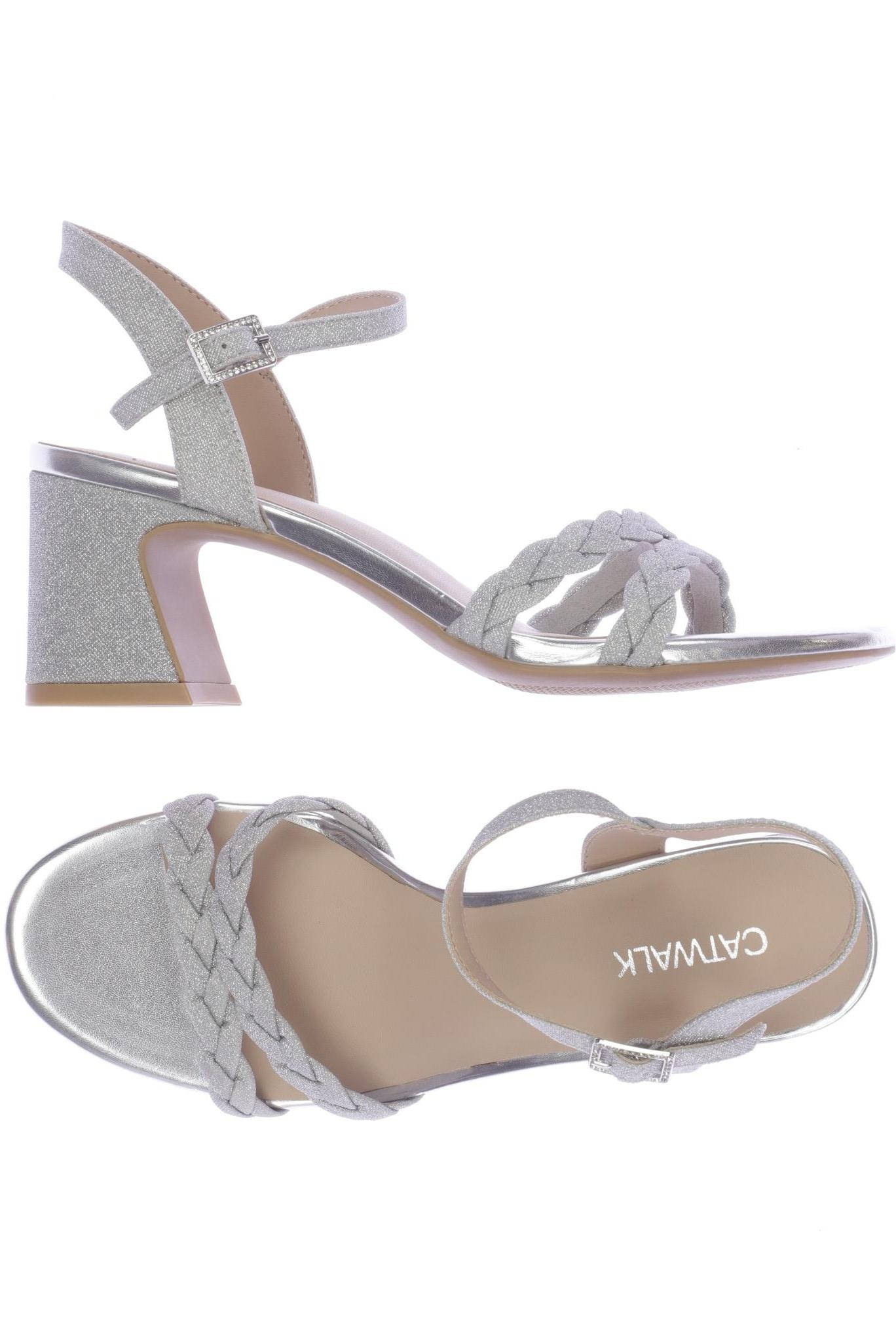 Thumbnail - Catwalk Damen Sandale, silber, Gr. 36