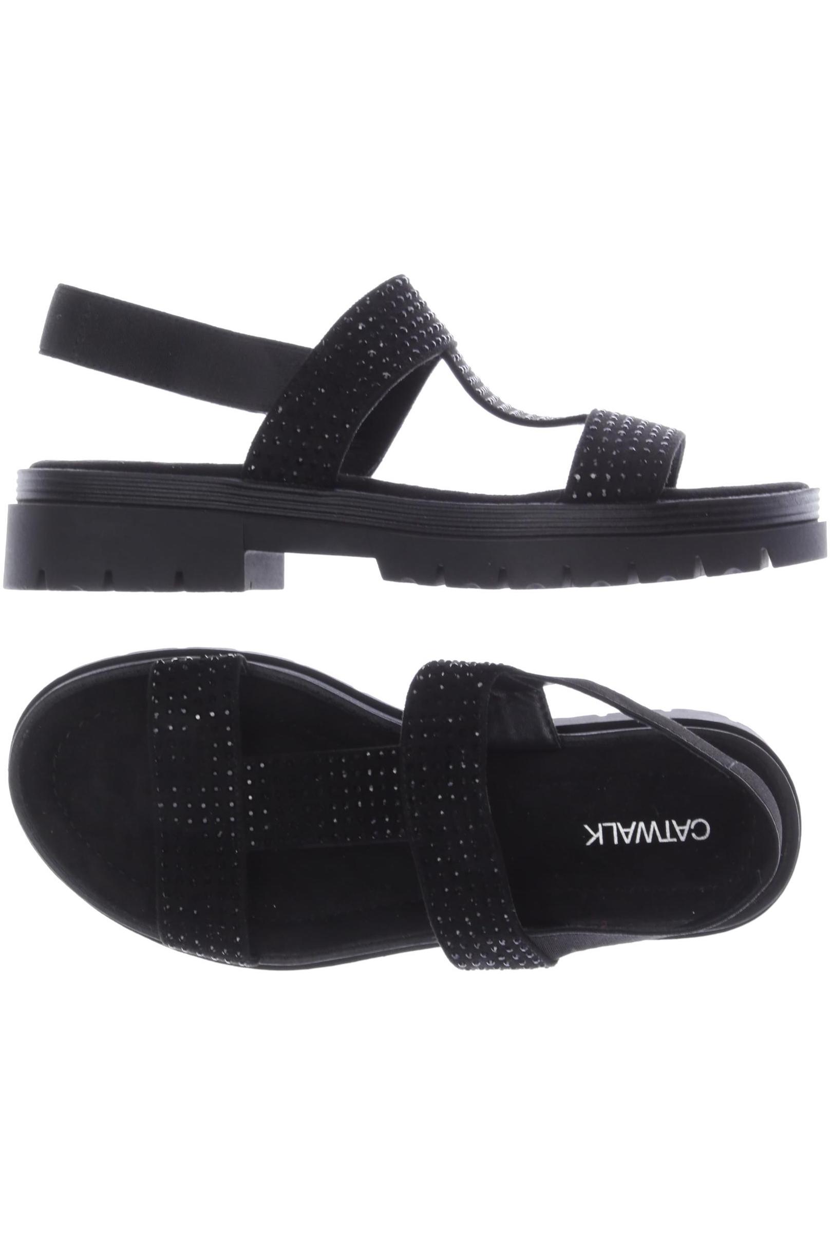 

Catwalk Damen Sandale, schwarz, Gr. 39