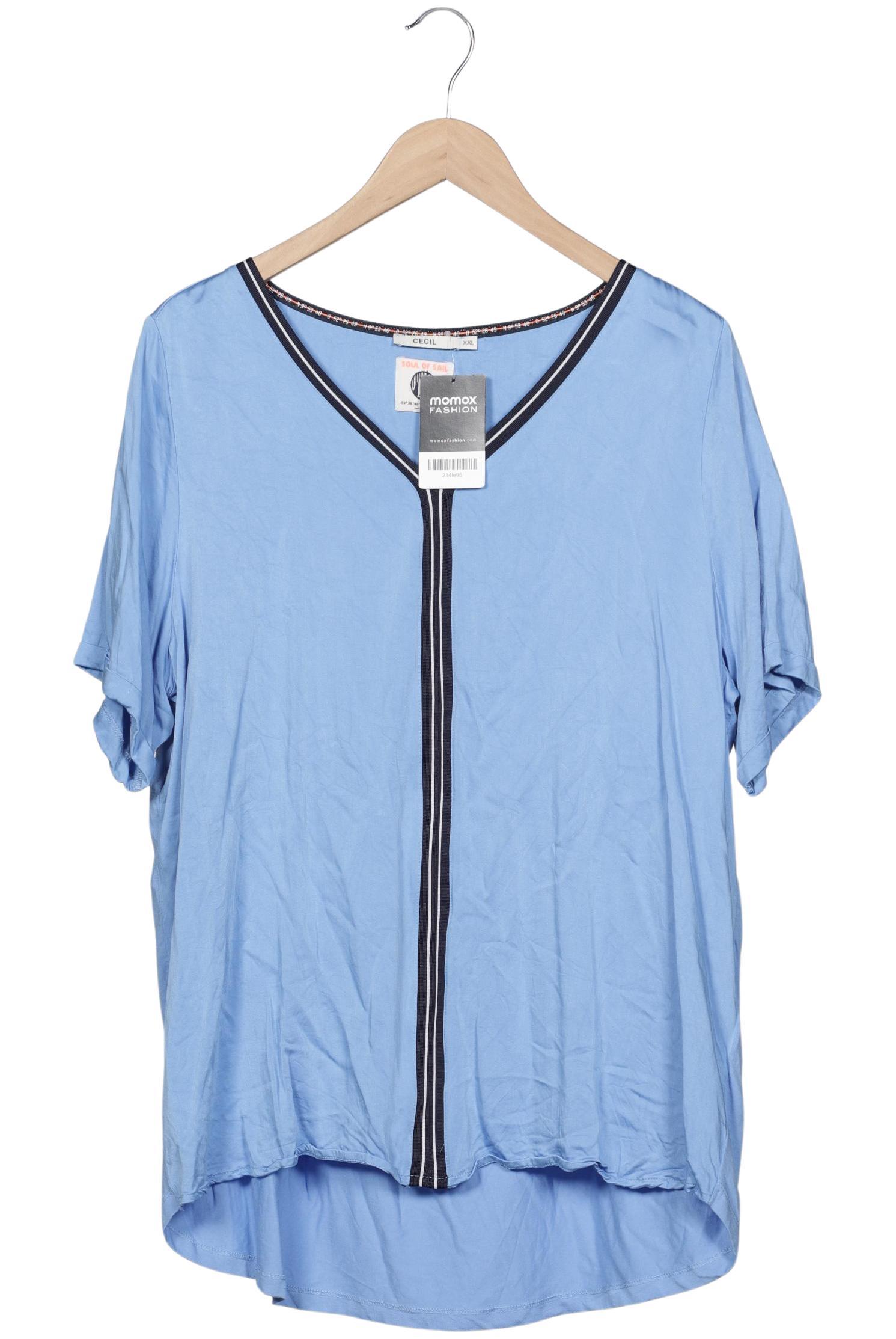 

Cecil Damen Bluse, blau, Gr. 46