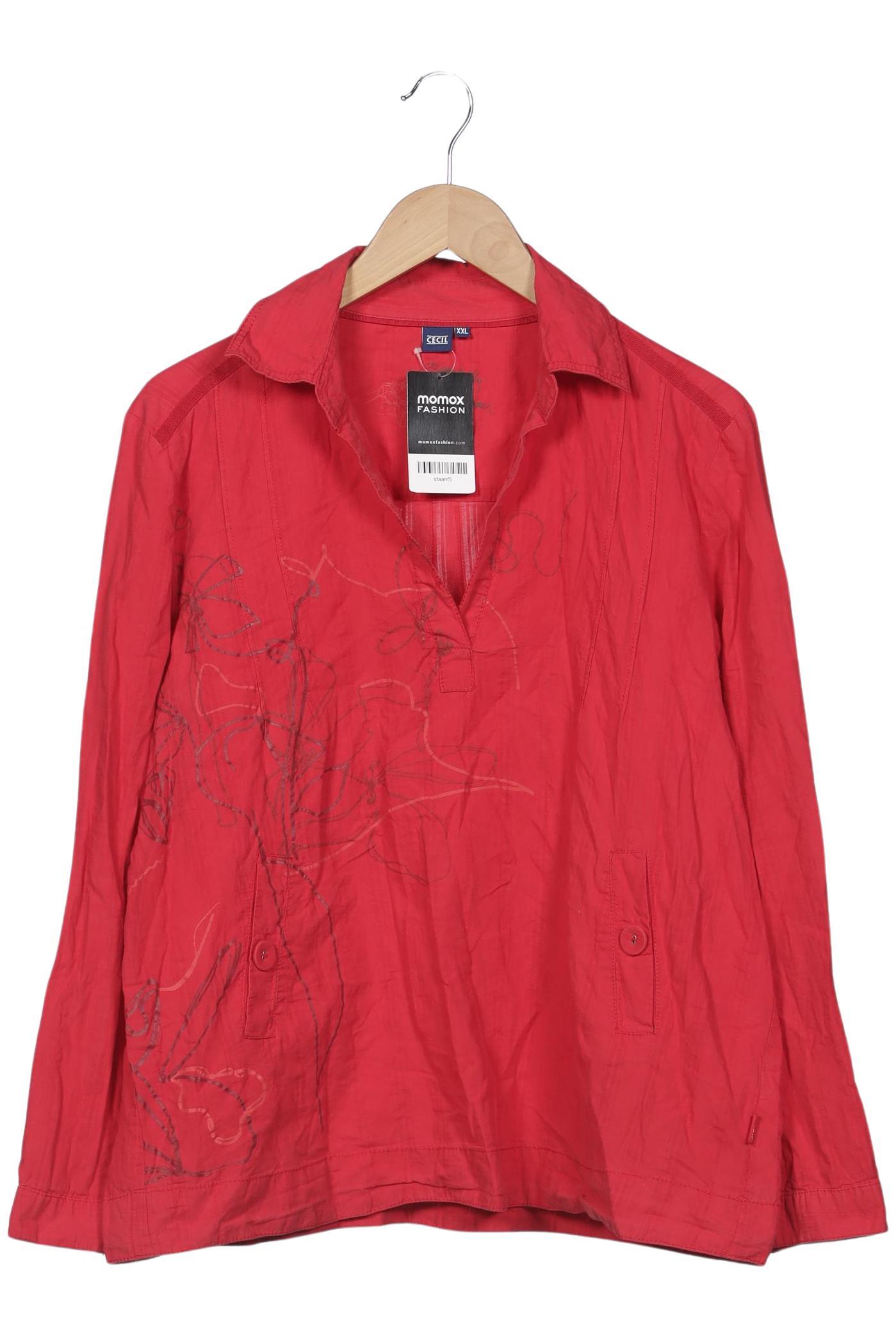 

Cecil Damen Bluse, rot, Gr. 46
