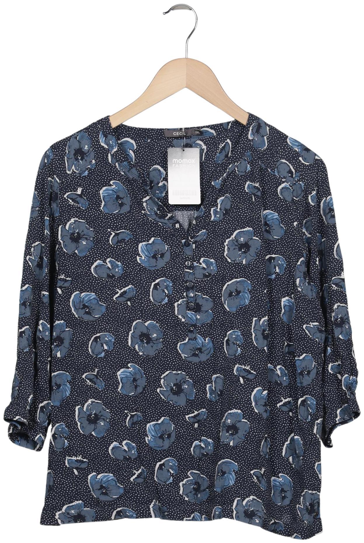 

Cecil Damen Bluse, blau, Gr. 46