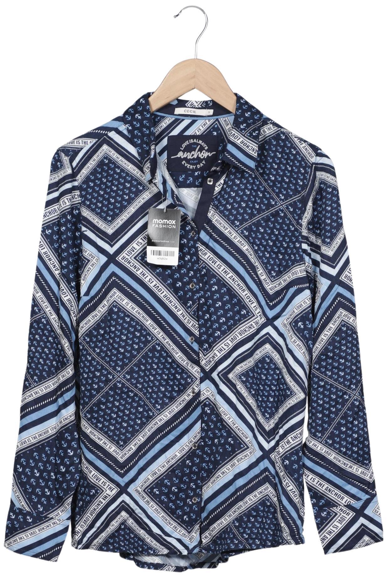 

Cecil Damen Bluse, blau, Gr. 36
