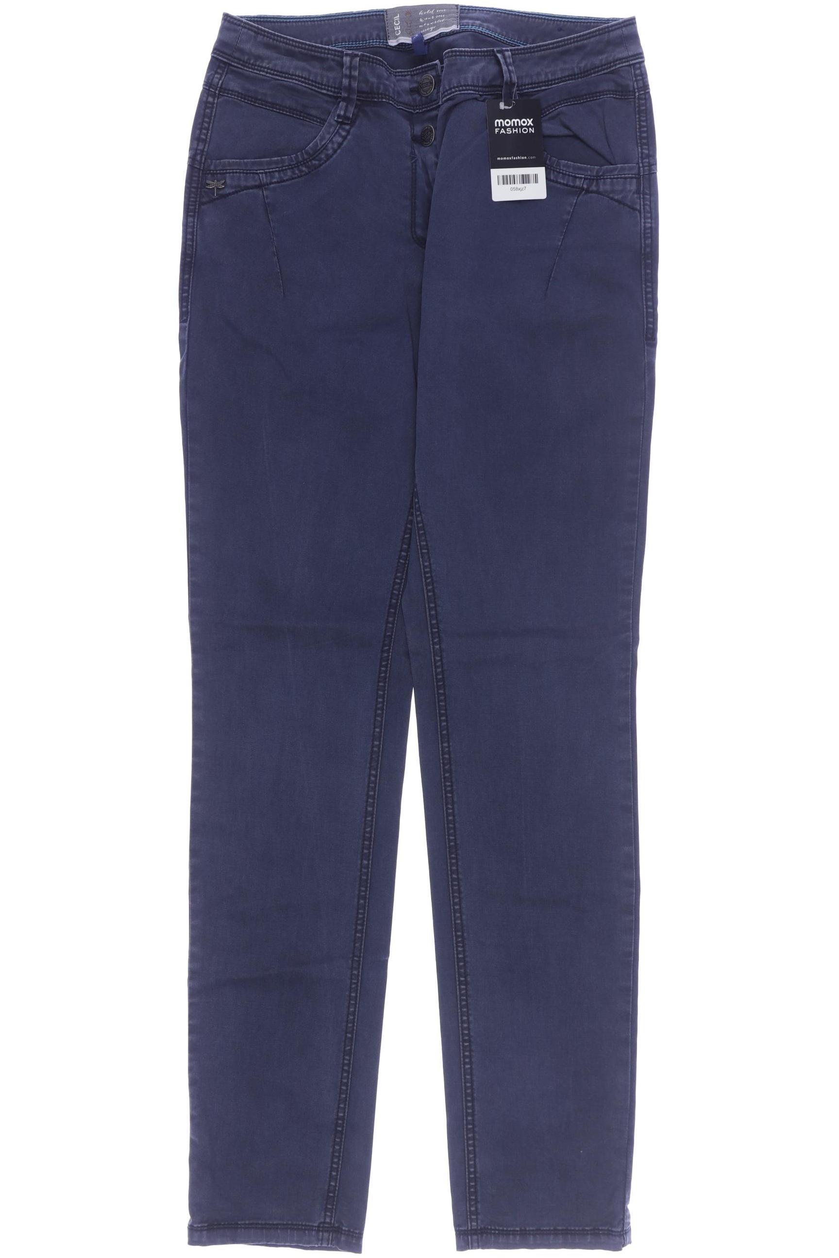 

CECIL Damen Jeans, blau