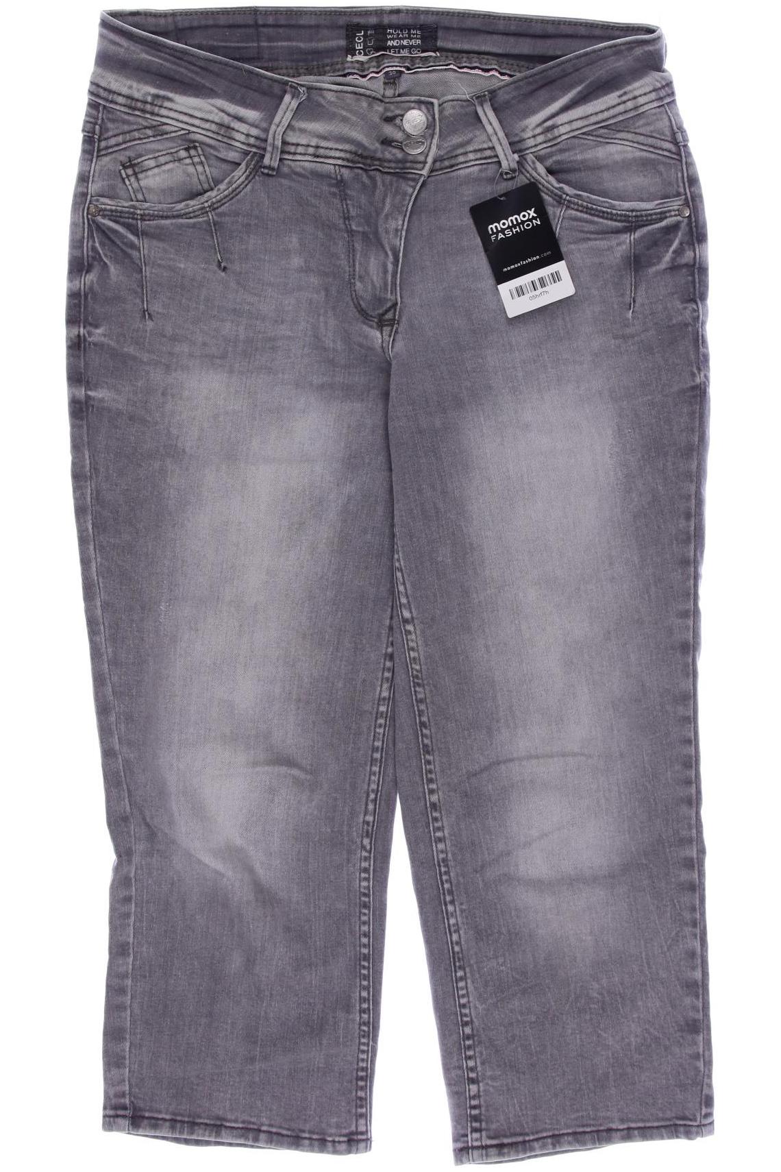 

CECIL Damen Jeans, grau