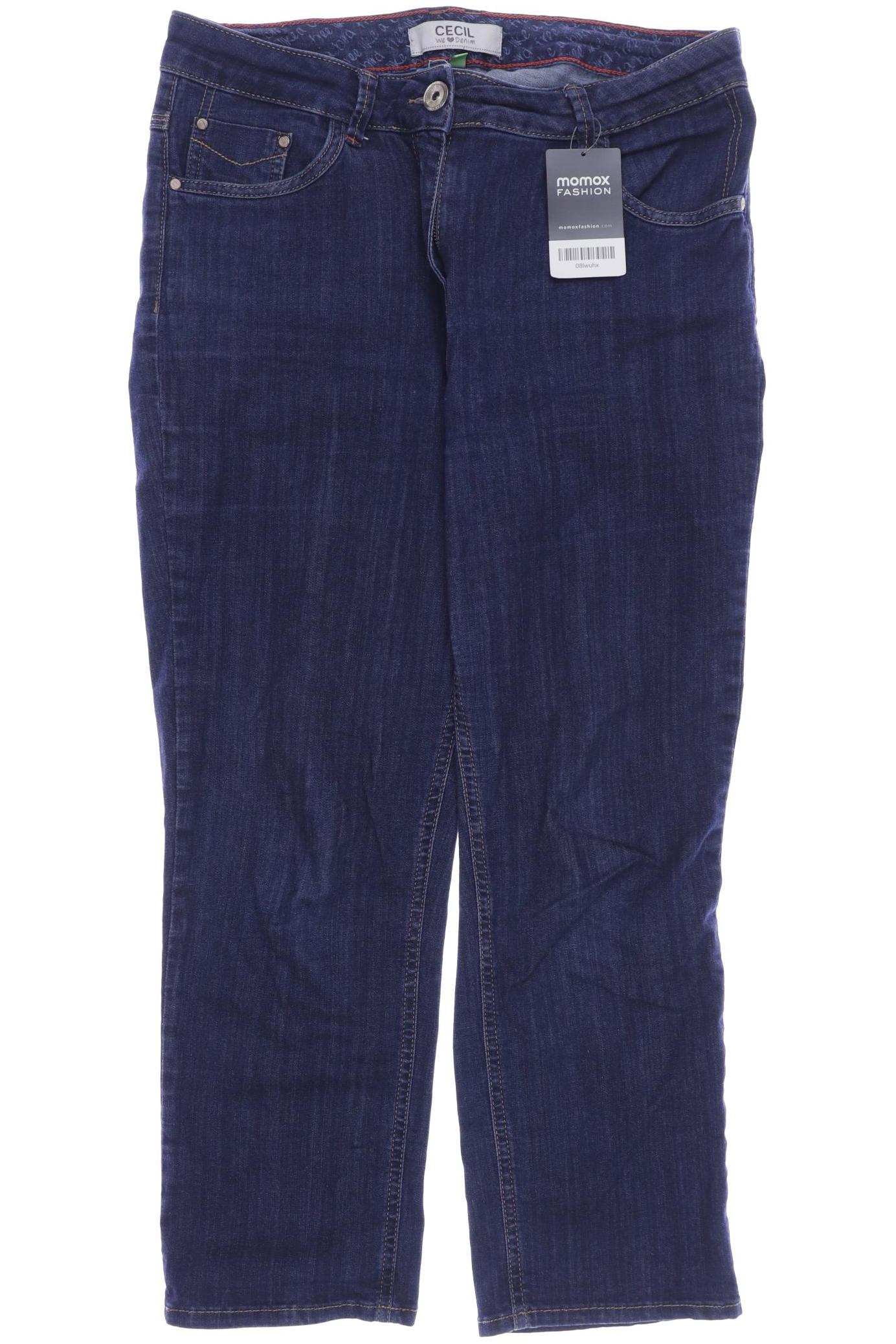 

CECIL Damen Jeans, marineblau