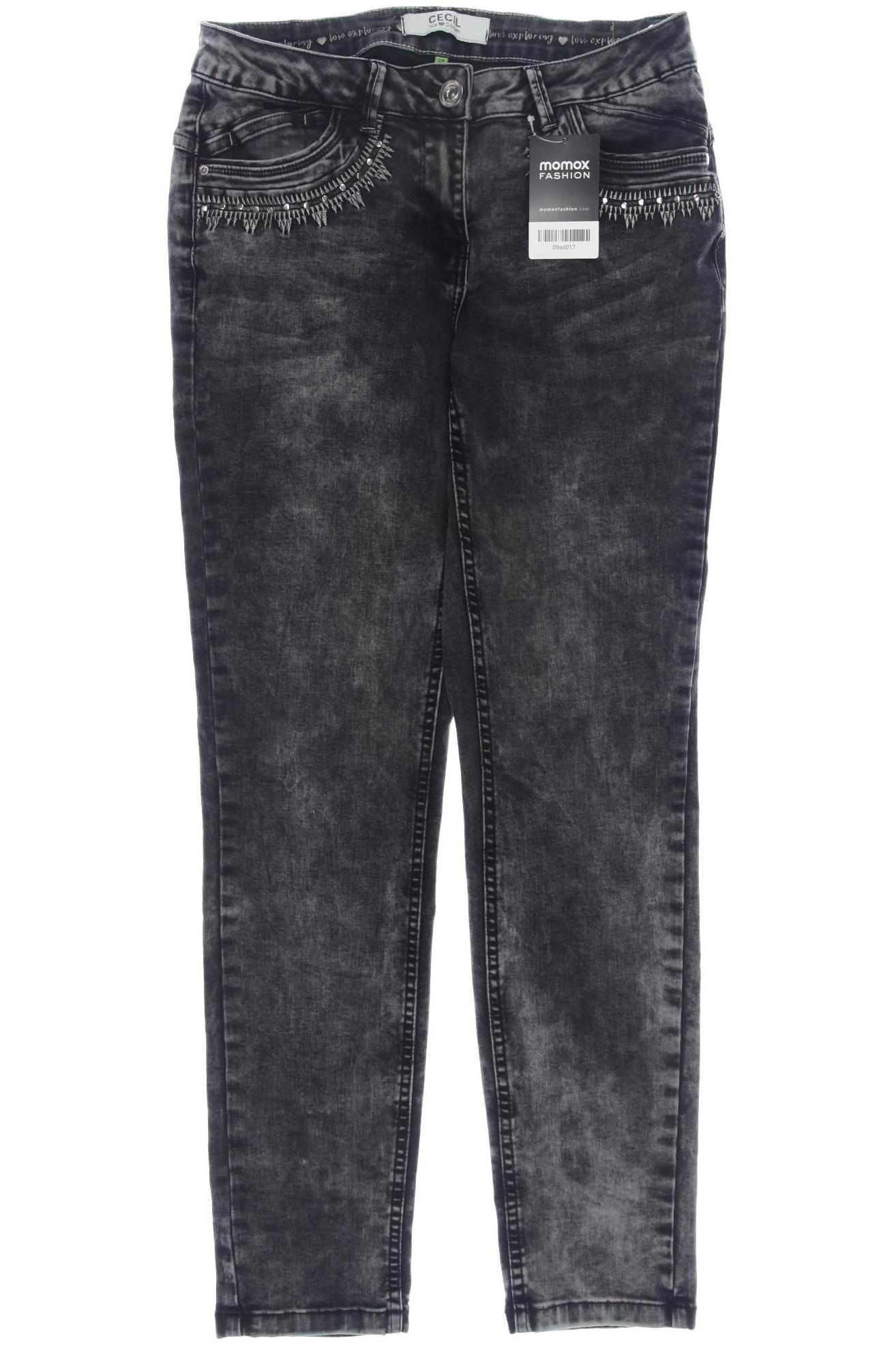 

Cecil Damen Jeans, schwarz, Gr. 28