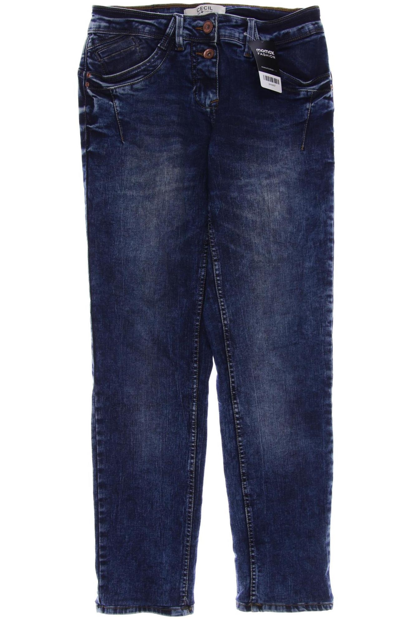 

CECIL Damen Jeans, marineblau