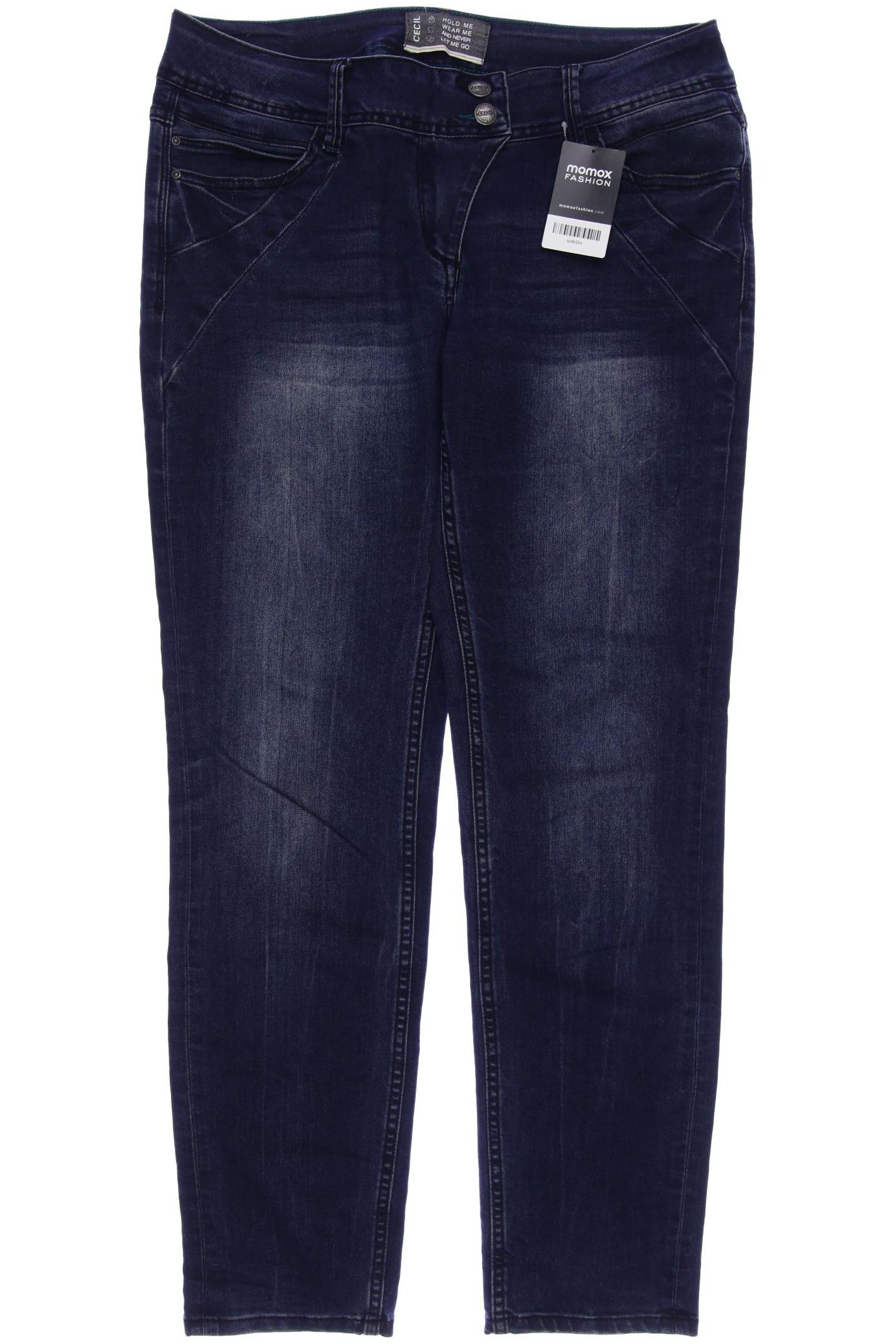 

CECIL Damen Jeans, blau