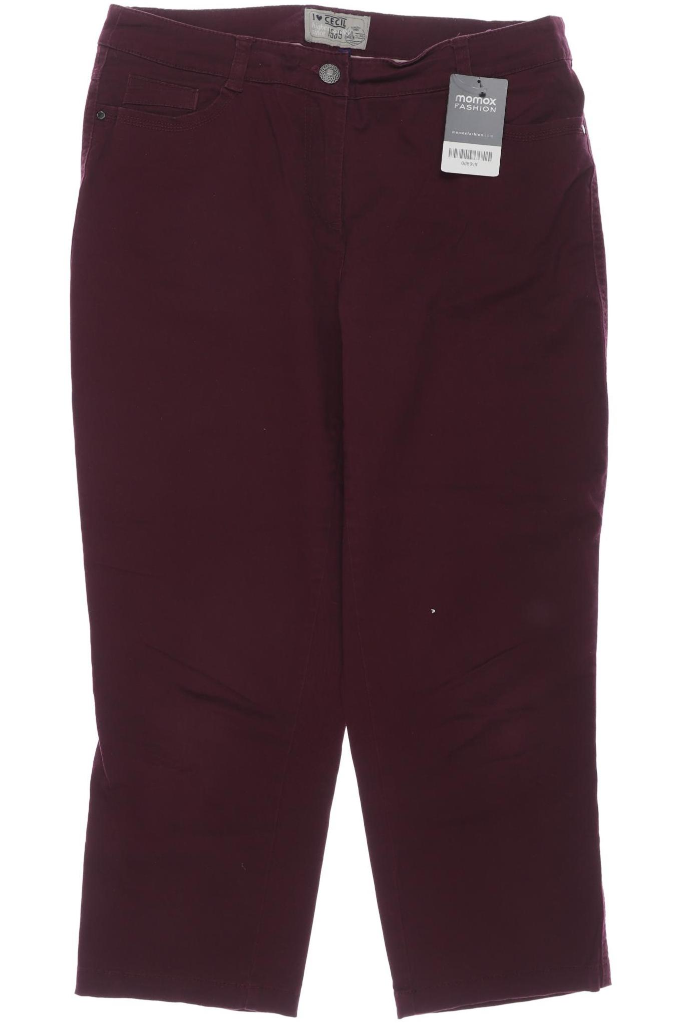 

CECIL Damen Jeans, bordeaux