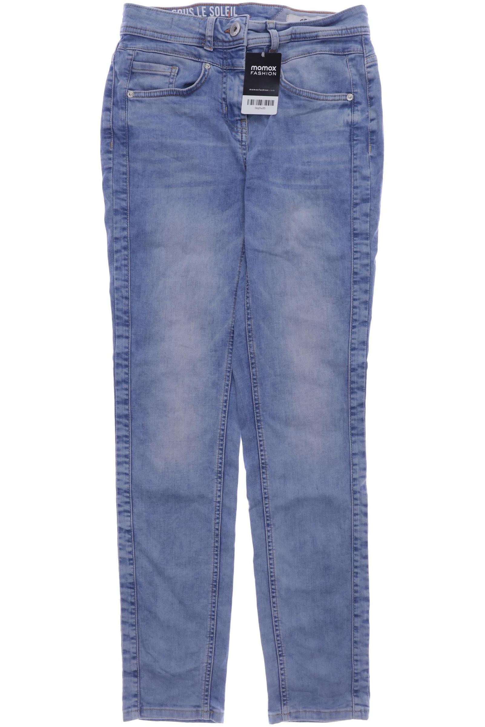 

CECIL Damen Jeans, blau