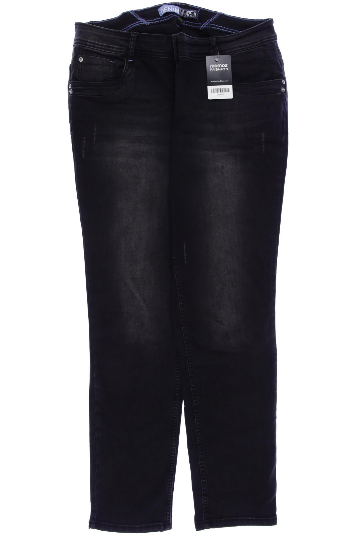 

CECIL Damen Jeans, schwarz