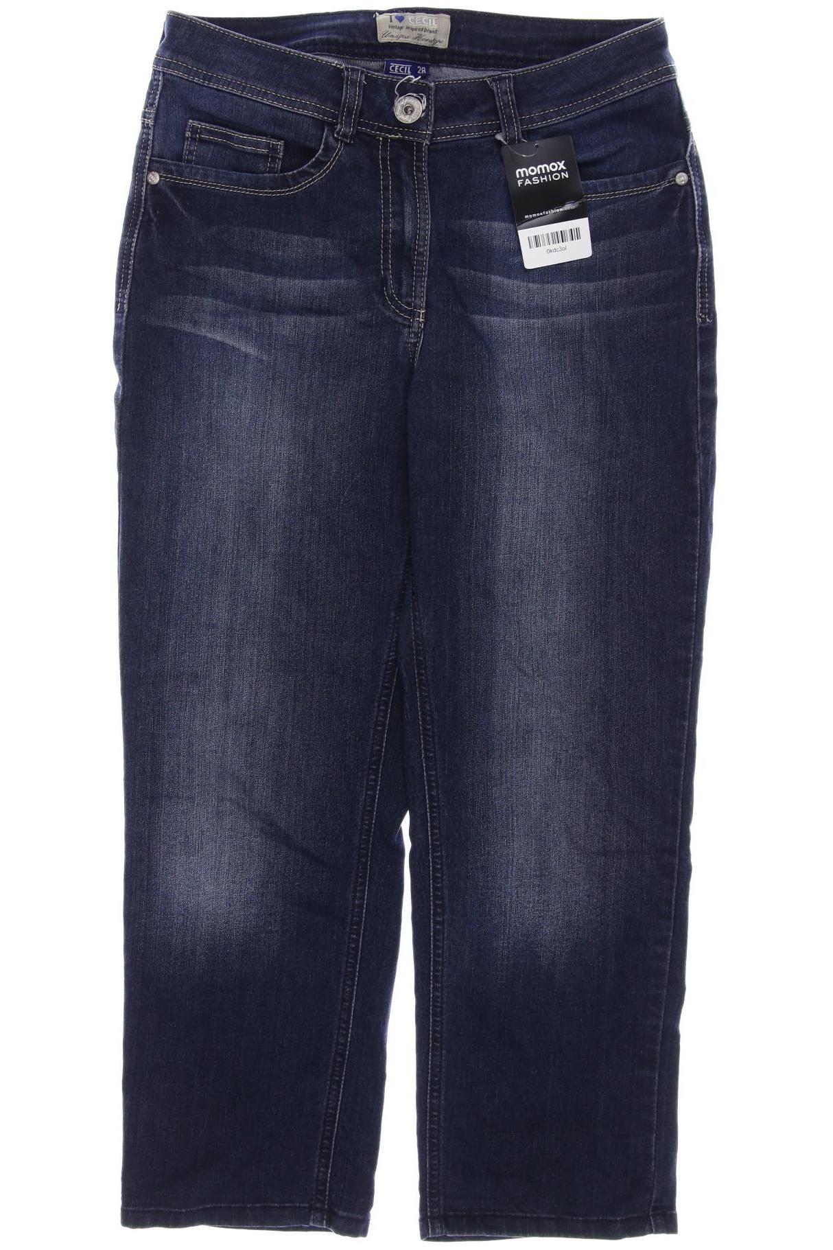 

CECIL Damen Jeans, blau