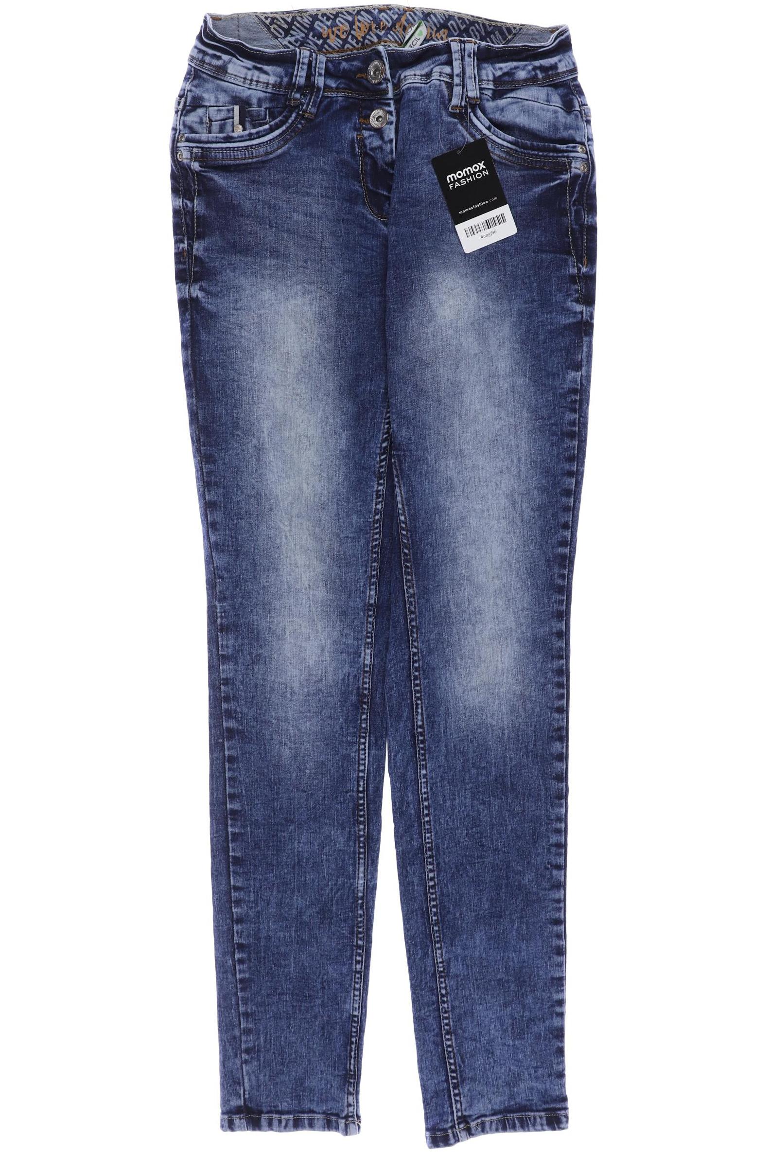 

CECIL Damen Jeans, blau