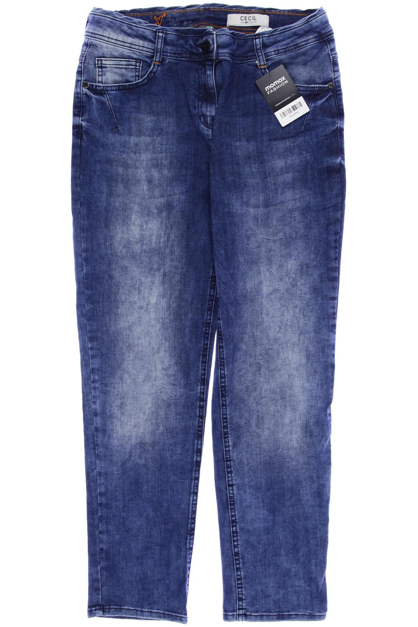 

CECIL Damen Jeans, blau